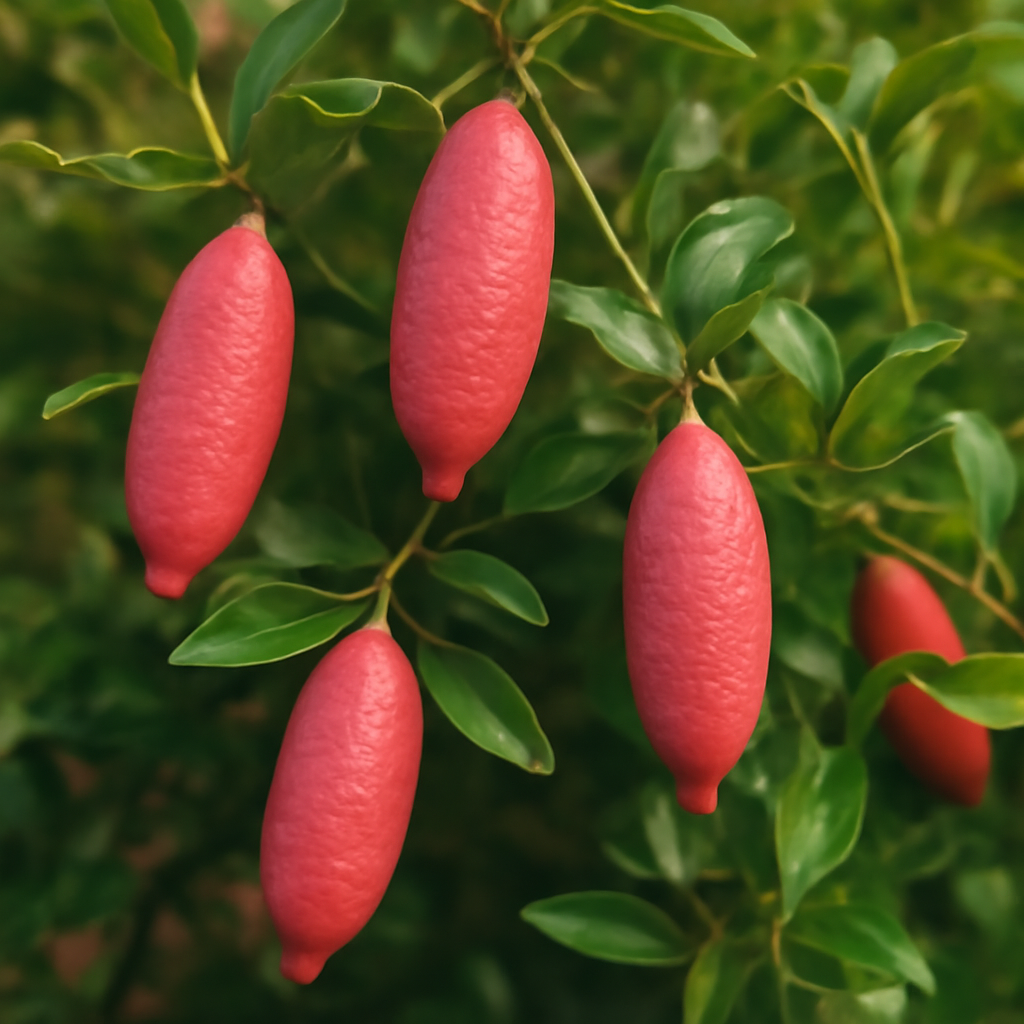 Pink Finger Lime Fruit: A Unique and Tangy Addition to Your Garden