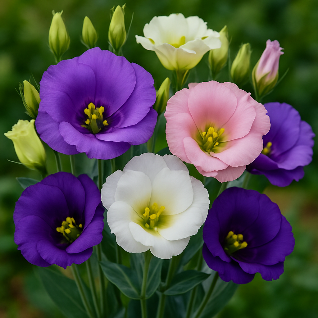Rare Mixed Colour Eustoma: A Stunning and Vibrant Addition to Your Garden