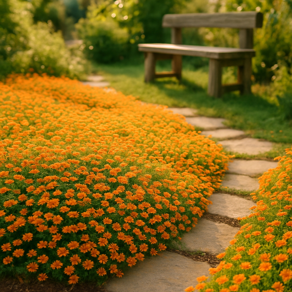 Orange Creeping Thyme – A Fragrant, Low-Growing Herb for Ground Cover and Pollinators