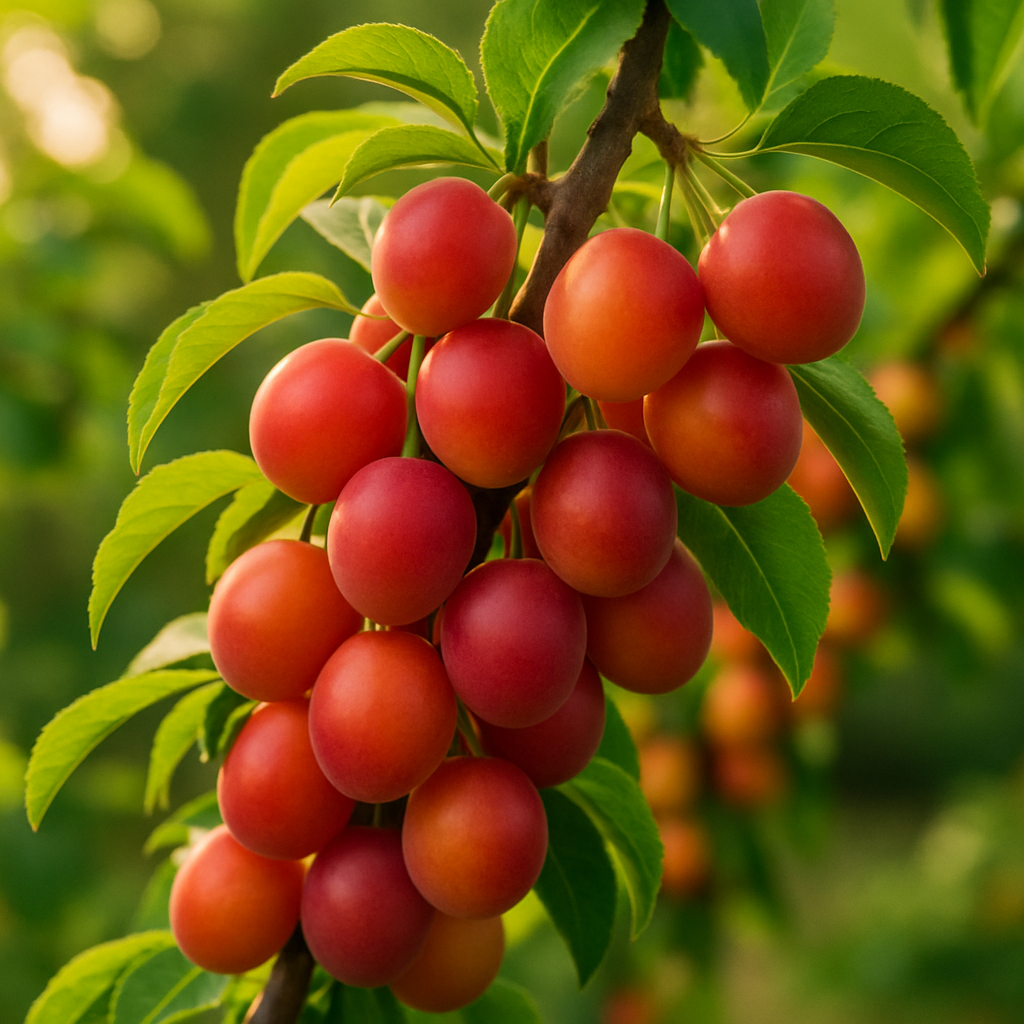 Cherry Plum – Grow Juicy, Organic Fruits Packed with Sweetness and Color