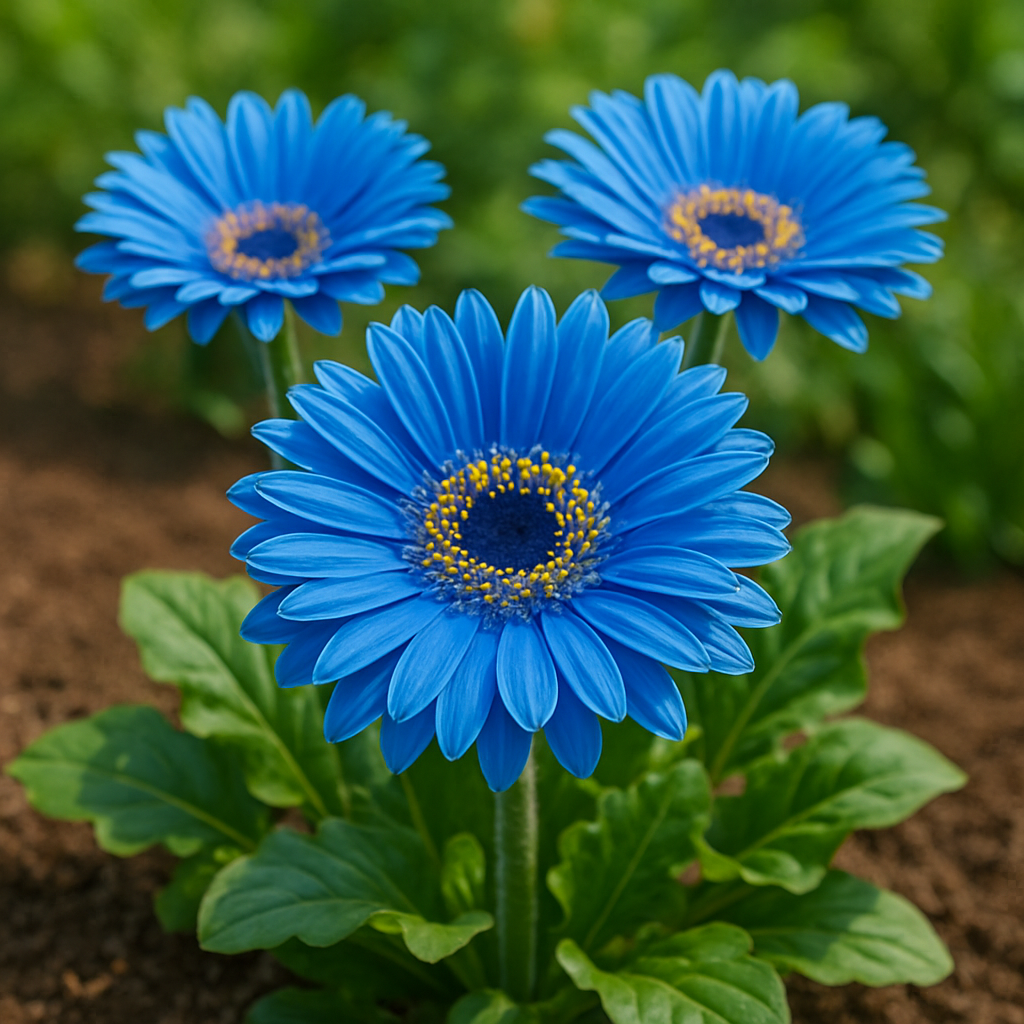 Blue Gerbera Daisy: Brighten Your Garden with Stunning Blue Blooms