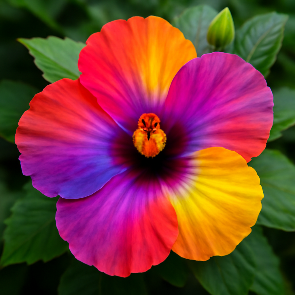 Red Orange Purple Hibiscus: A Vibrant and Exotic Addition to Your Garden