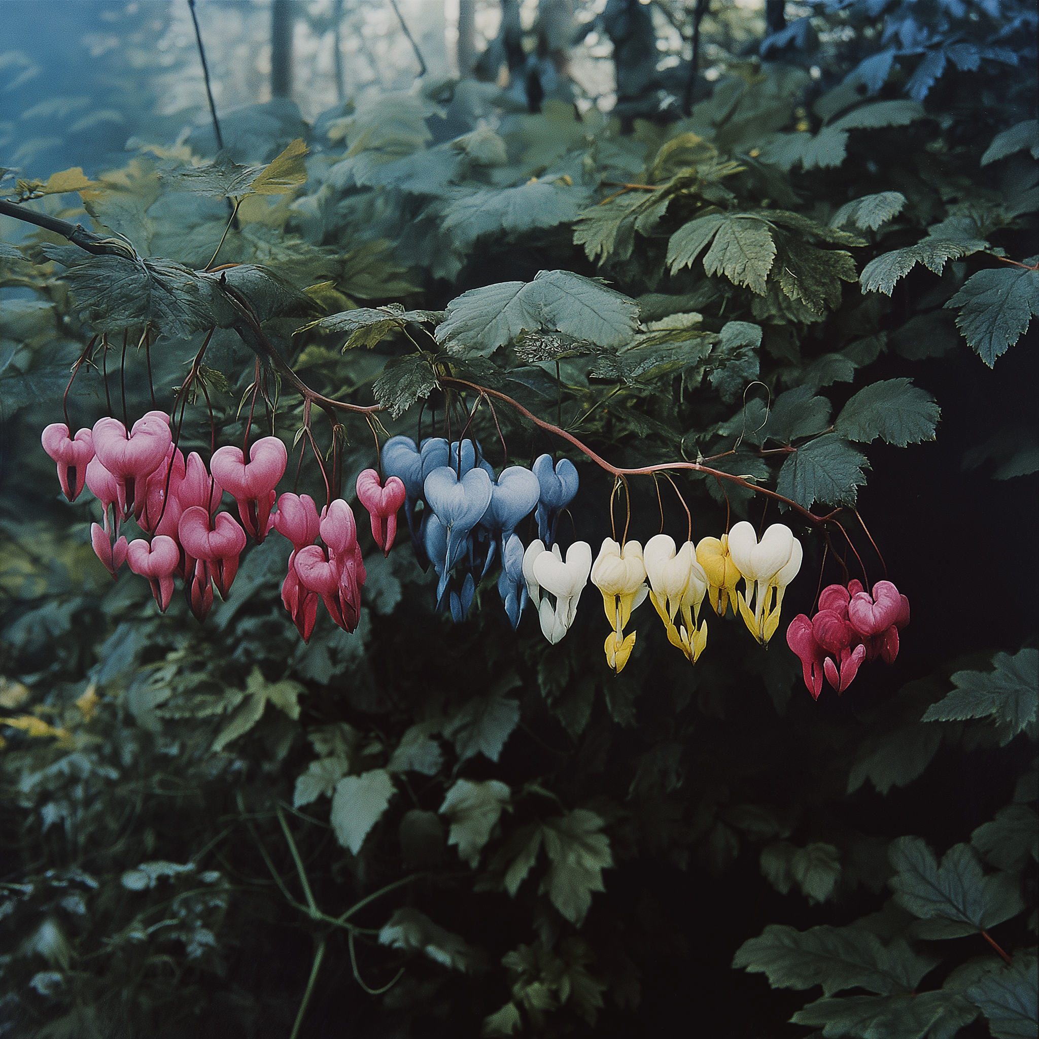 Mixed Bleeding Hearts – A Charming Blend of Romantic Perennial Flowers for Shaded Gardens