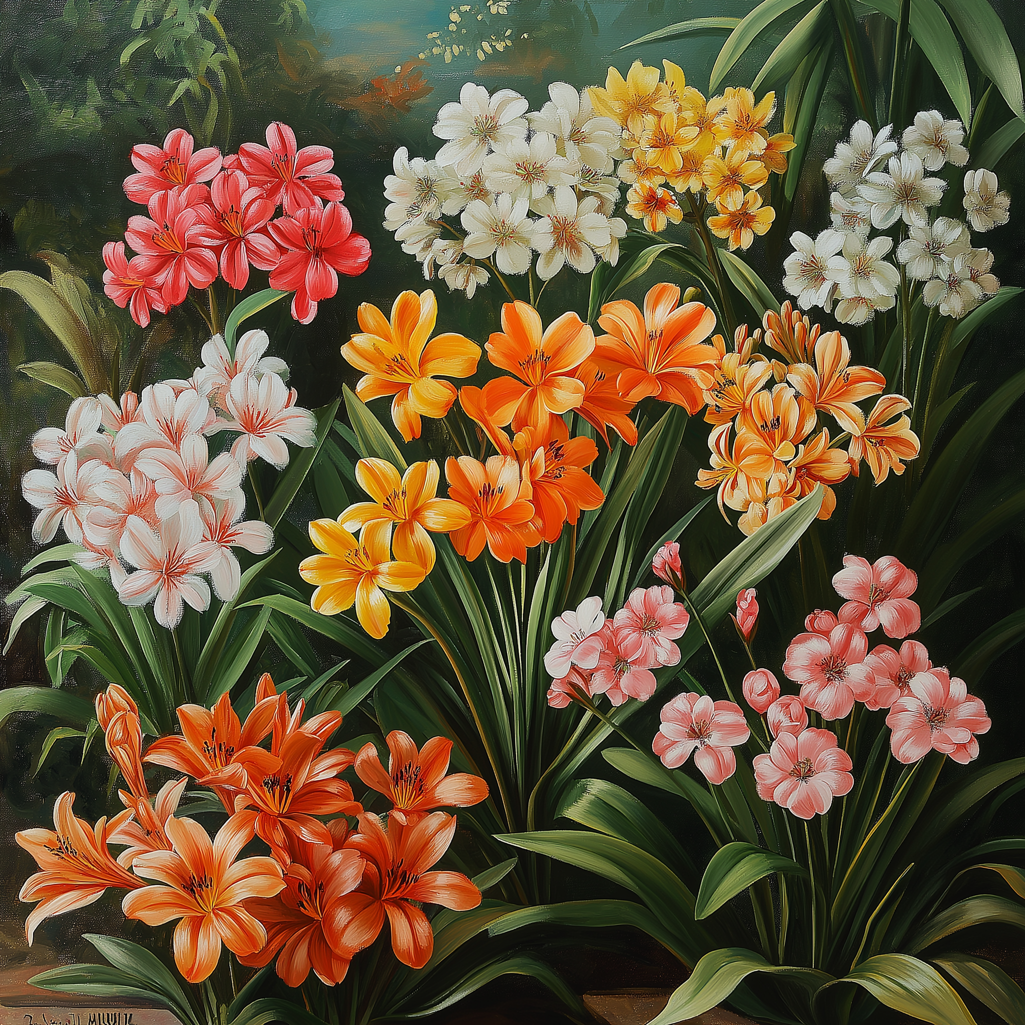Clivia Mixed Flowers – Shade-Loving Elegance for Every Garden