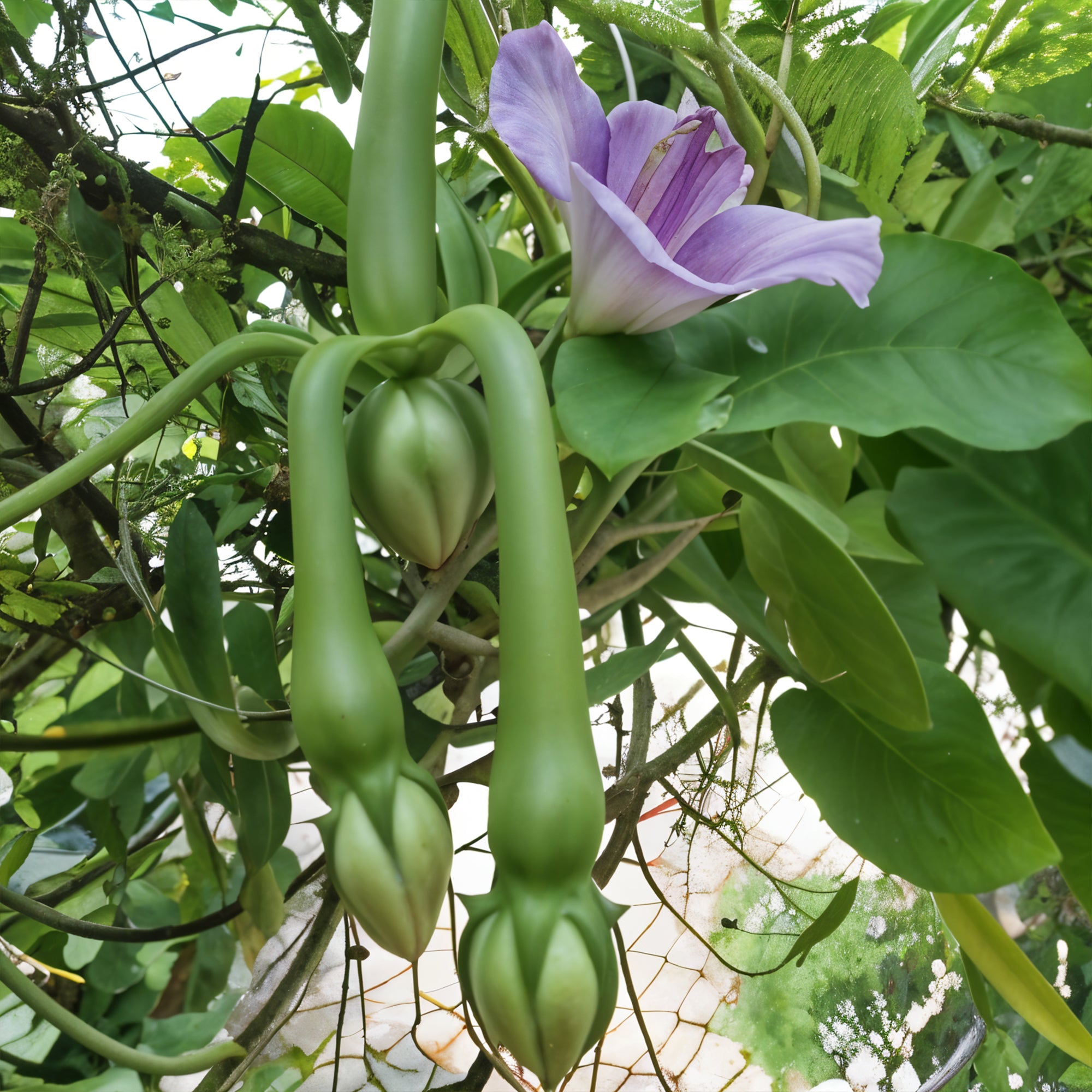 Graines de légumes Alanga – Haricot grimpant asiatique traditionnel pour jardins familiaux