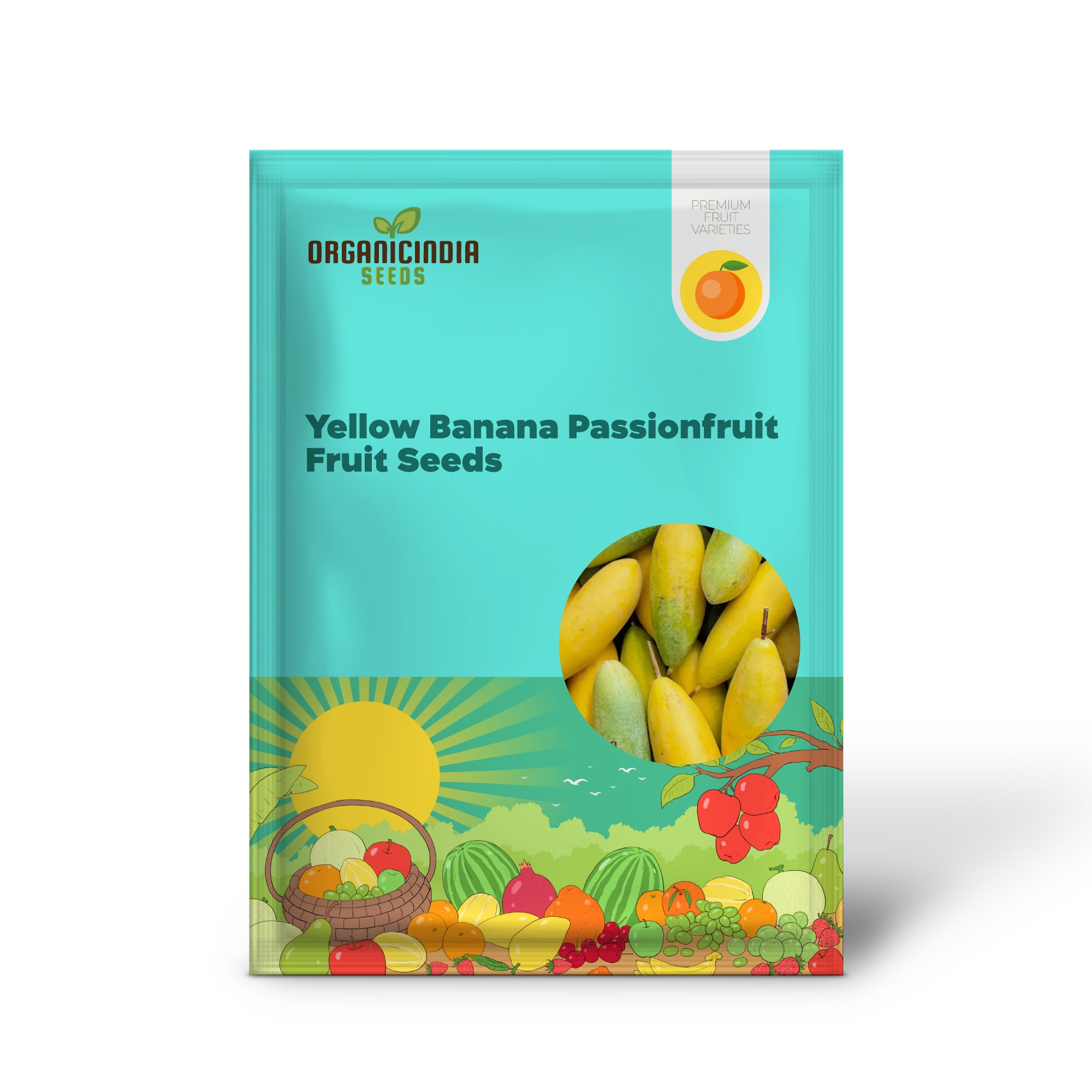 Semillas de Maracuyá Banana Amarilla, Sabor Tropical Exótico y Dulce, Jardín Vibrante y Delicioso, Planta Fácil de Cultivar