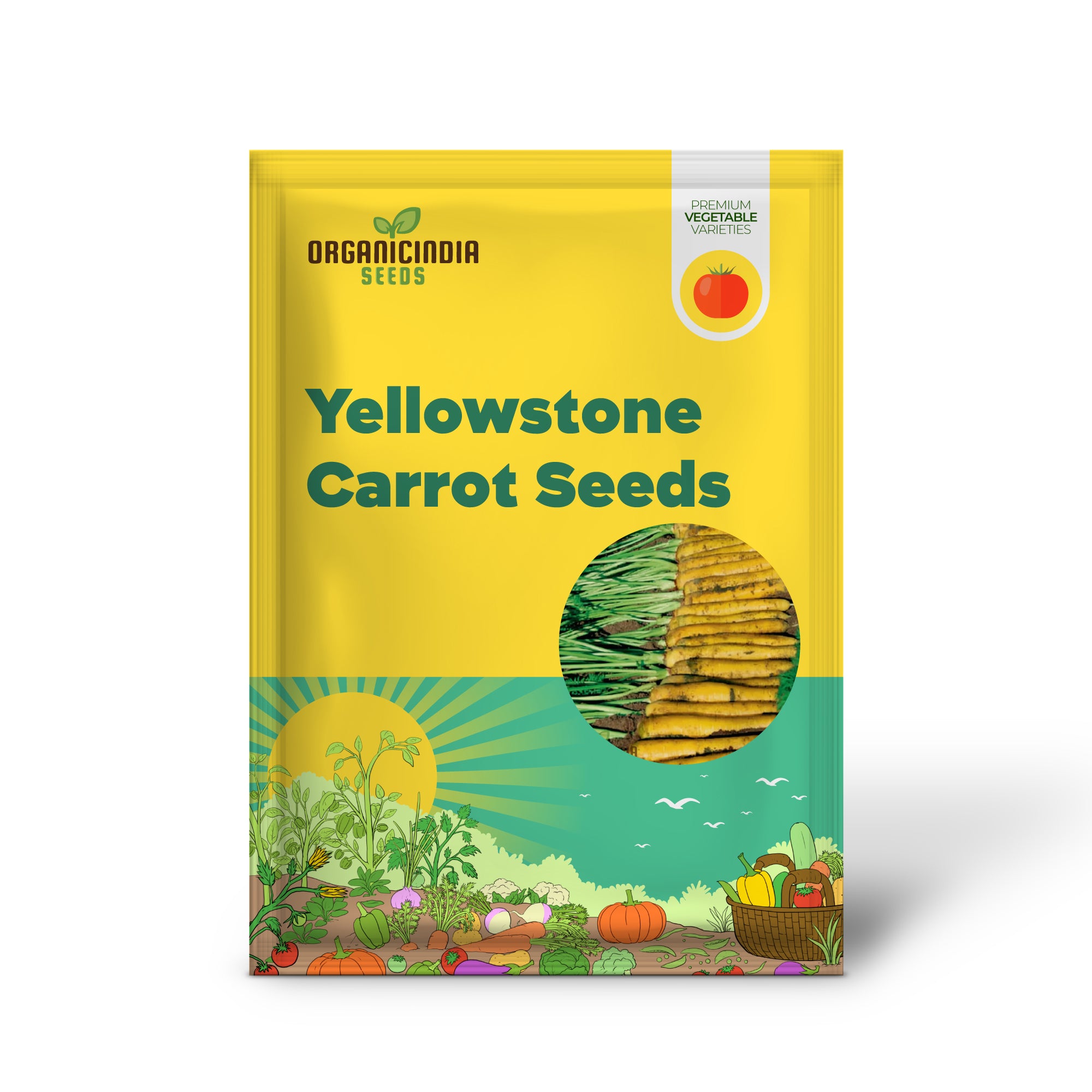 Yellowstone Carrot Seeds, Vibrant Yellow Roots for Nutritious and Sweet Harvests
