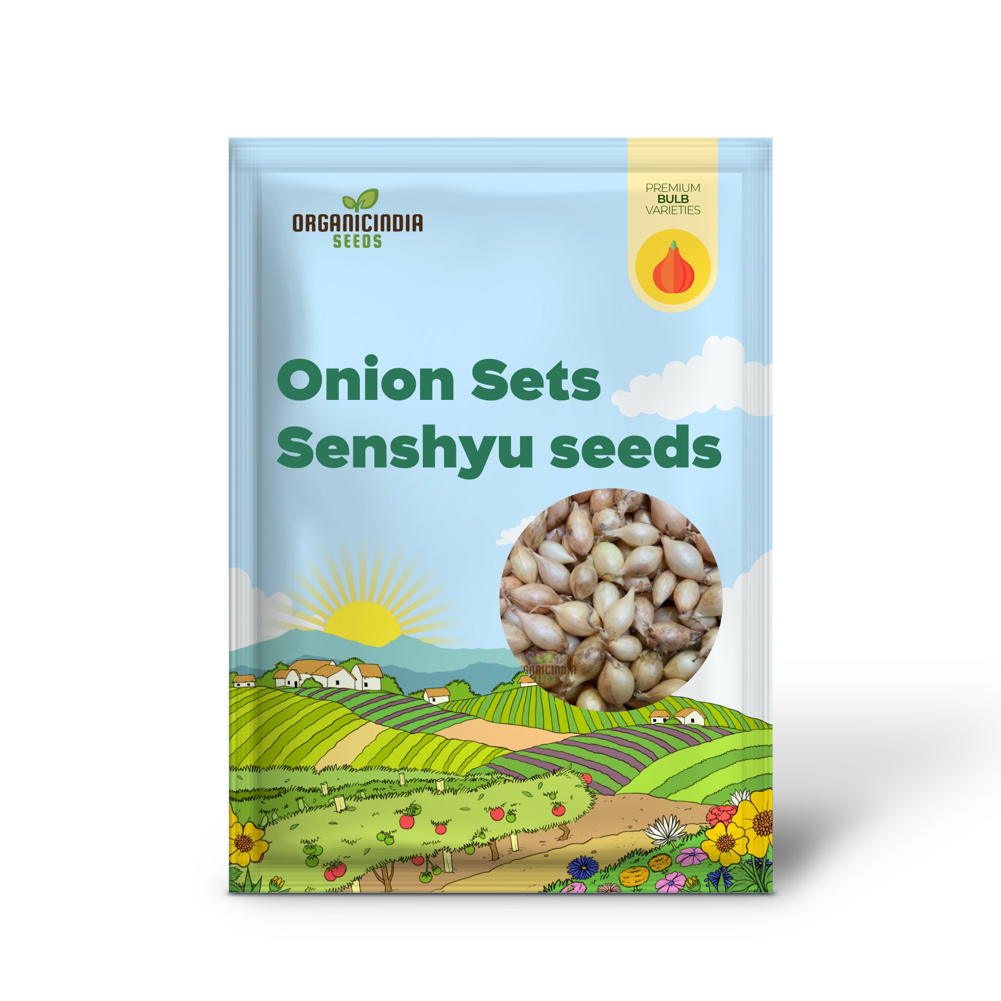 Onion Sets Senshyu Bulbs for Planting,Japanese Type Bubls for Superior Gardening and Abundant Yields