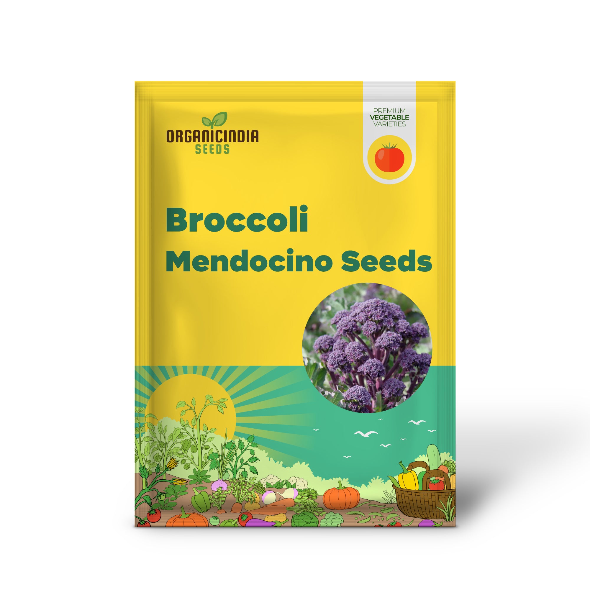 SEMILLAS DE BRÓCOLI MENDOCINO - Cultiva Tu Jardín con Semillas de Calidad Premium para Entusiastas de la Jardinería