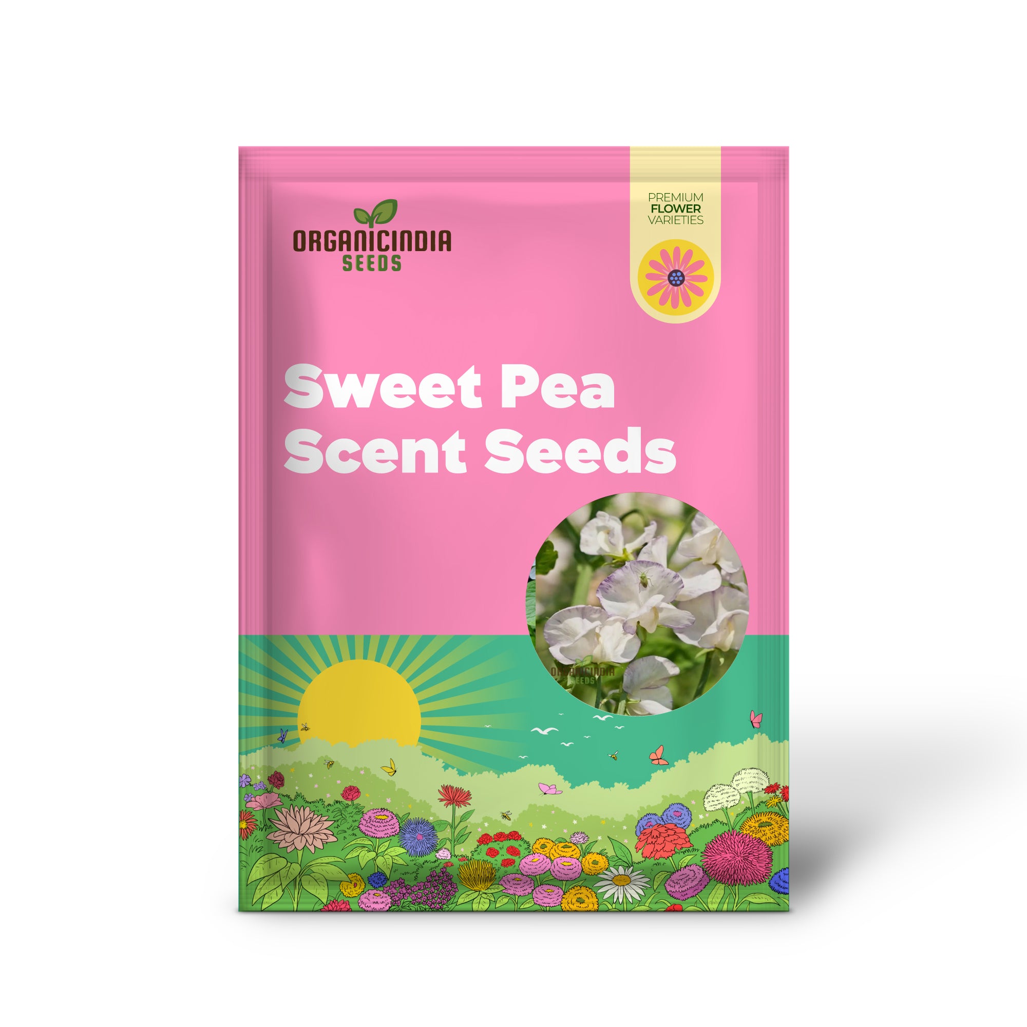 Semillas Sweet Pea High Scent - Blanco, ¡Transforma tu experiencia de jardinería con flores fragantes y delicadas!