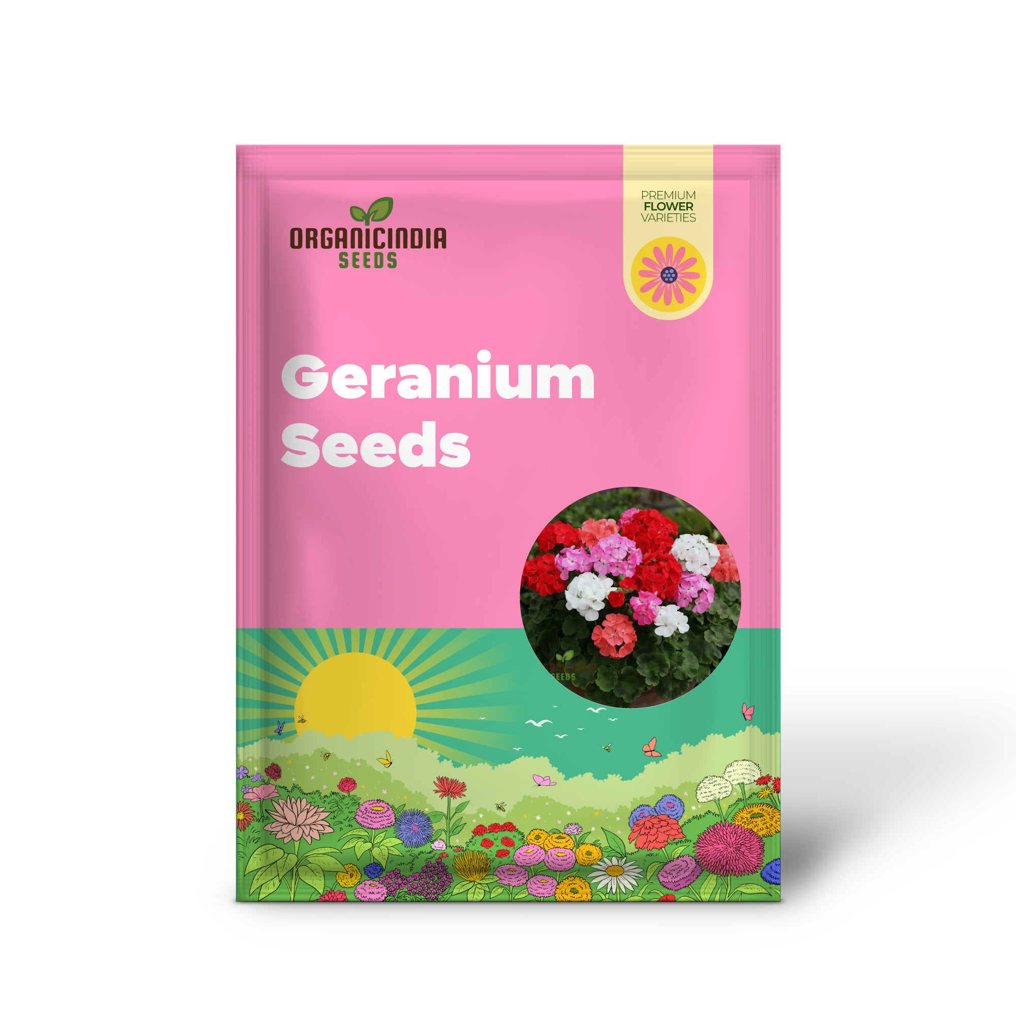 Semillas de Geranio - Variedad Mixta Shadow | Ideal para Jardines Vibrantes y Flores Todo el Año