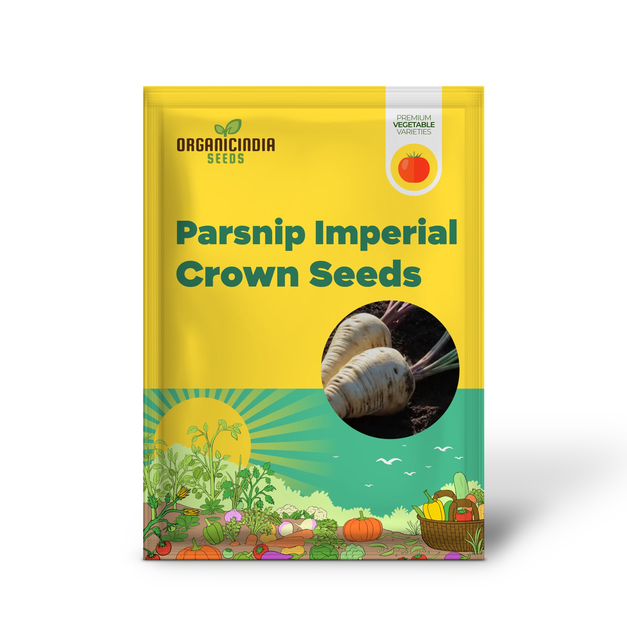 Semillas de Verdura Imperial Crown de Chirivía para Plantar y Jardinería en Casa