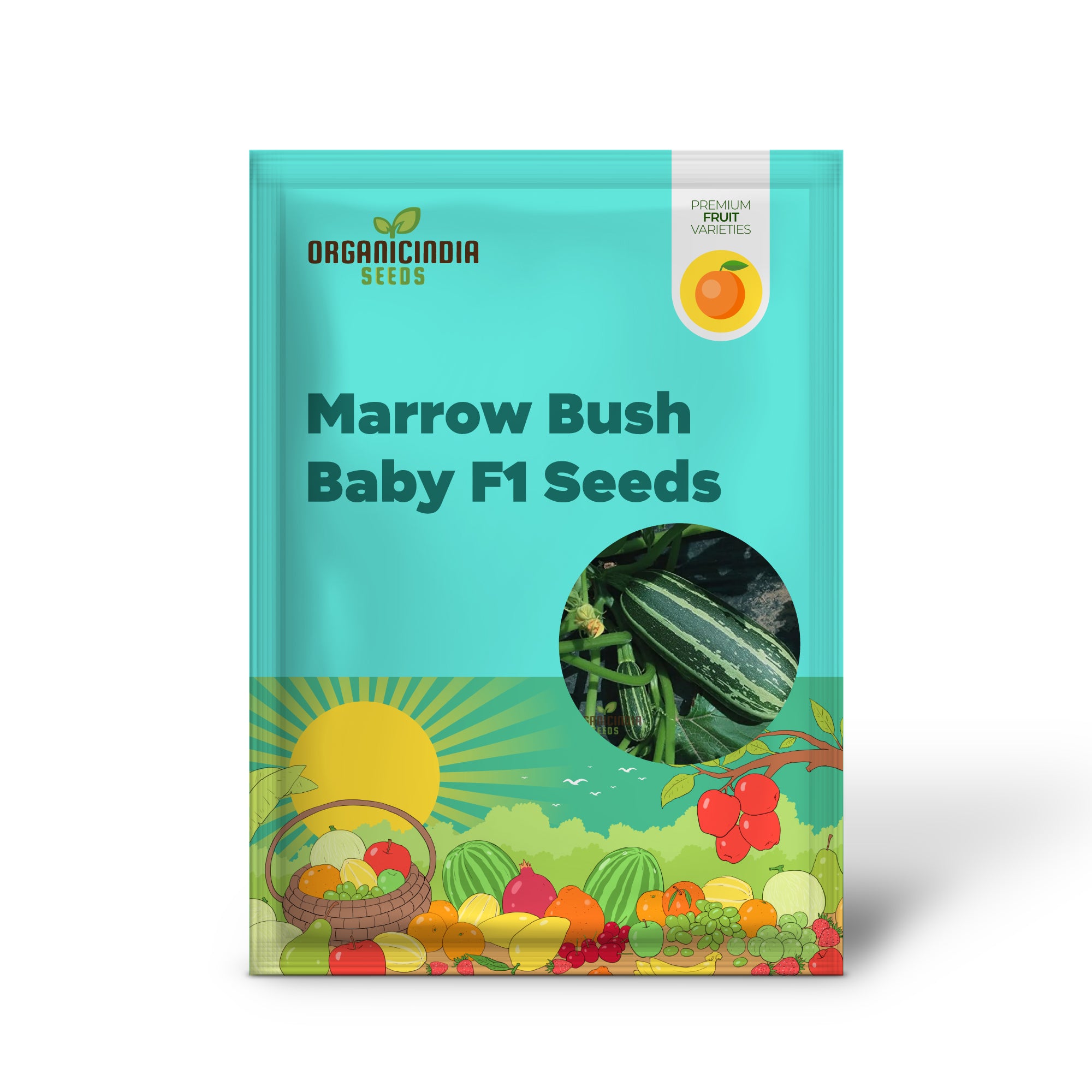 Semillas MARROW BUSH BABY F1: Semillas de jardinería premium para plantar