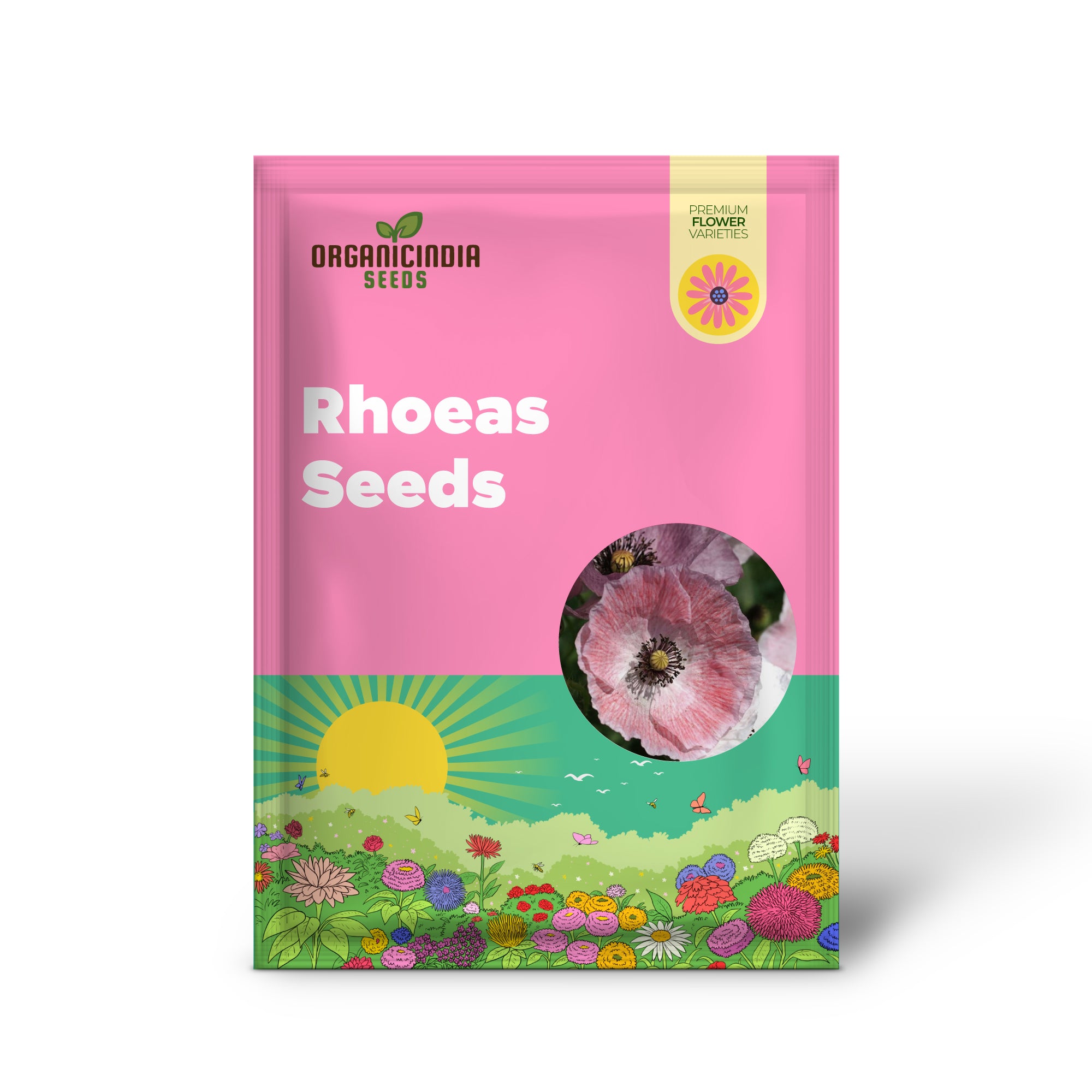 Semillas de PAPAVER RHOEAS 'MOTHER OF PEARL' para Exquisitos Florecimientos de Jardín - Semillas de Flores Premium para Entusiastas de la Jardinería en Casa