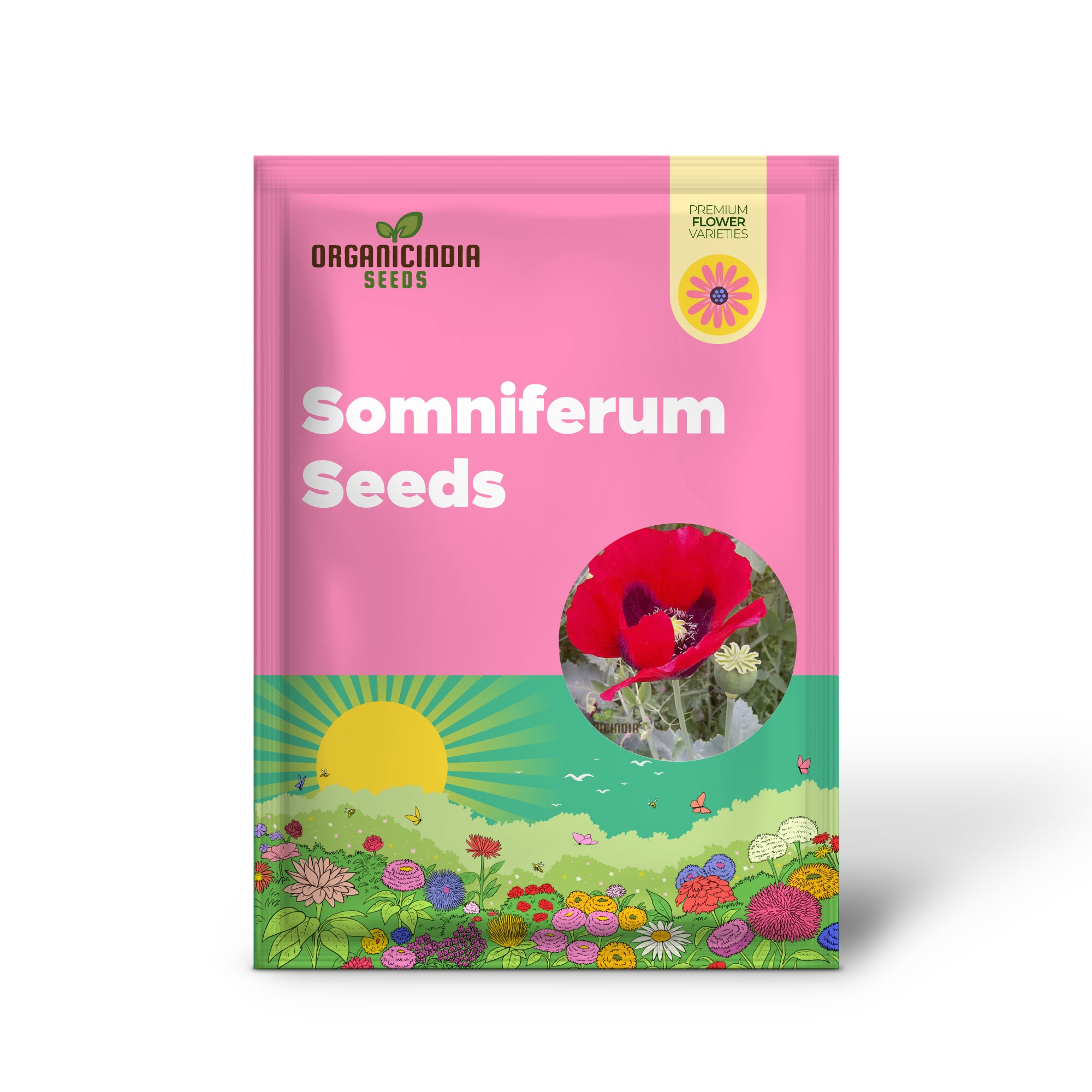 Semillas de Mezcla Definitiva de Papaver Somniferum para Jardinería Espectacular: Calidad Premium, Flores Vibrantes y Cultivo Fácil para Tu Oasis de Jardín