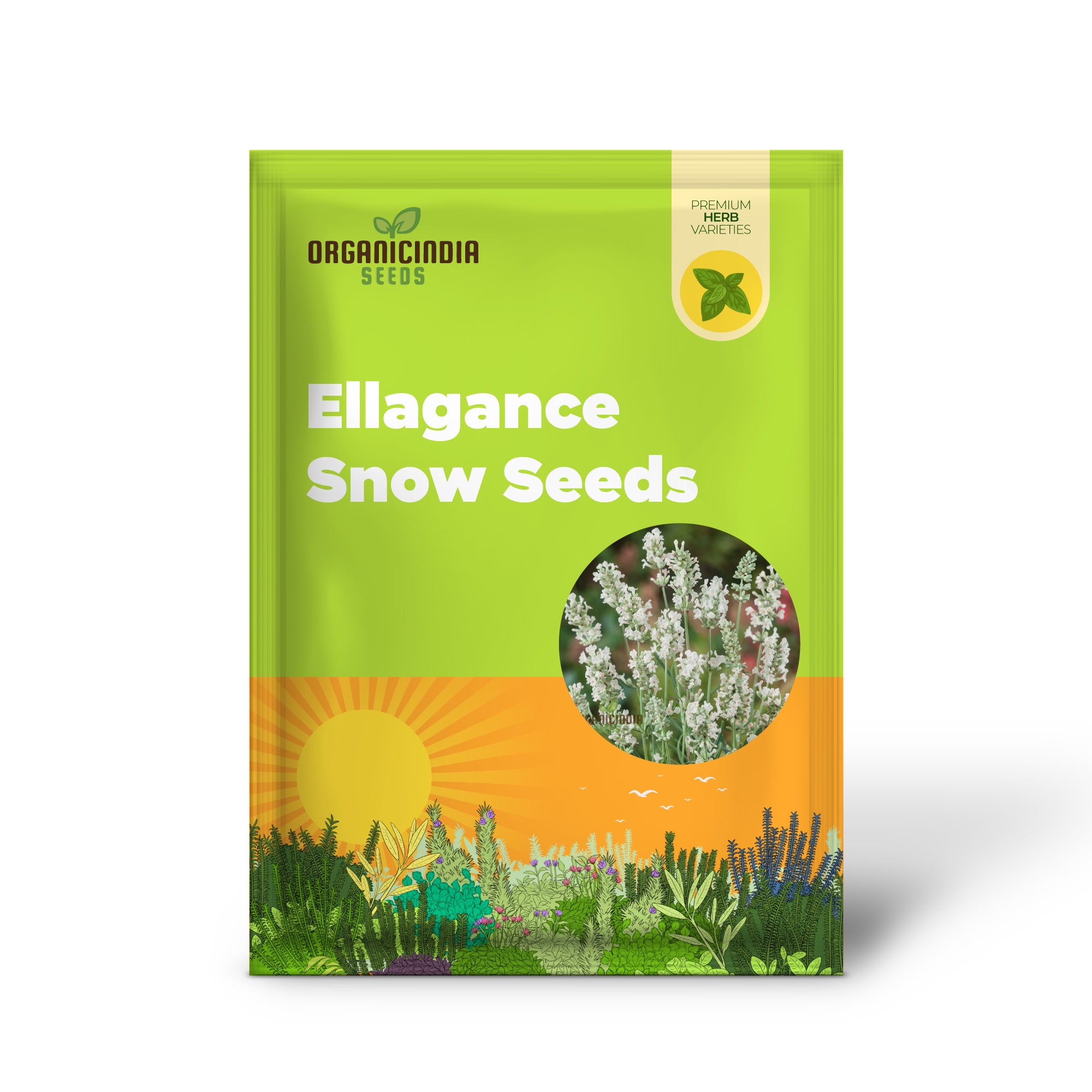 Semillas de Nieve Lavanda Elegancia, Semillas de Jardinería Premium para Jardines Hermosos y Fragantes