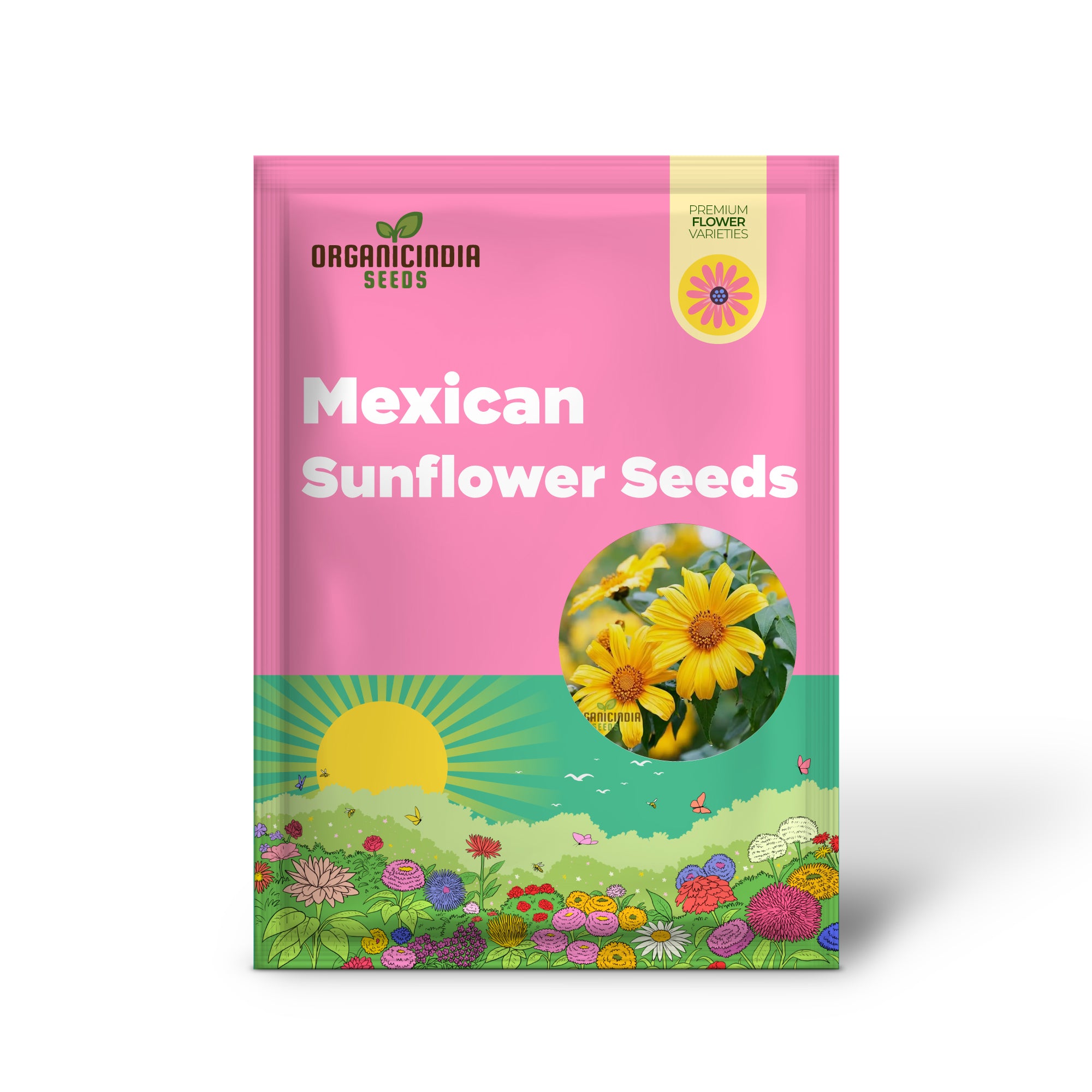 Mexican Sunflower Seeds - Mix, A Vibrant Collection of Colorful Sunflowers for Your Garden