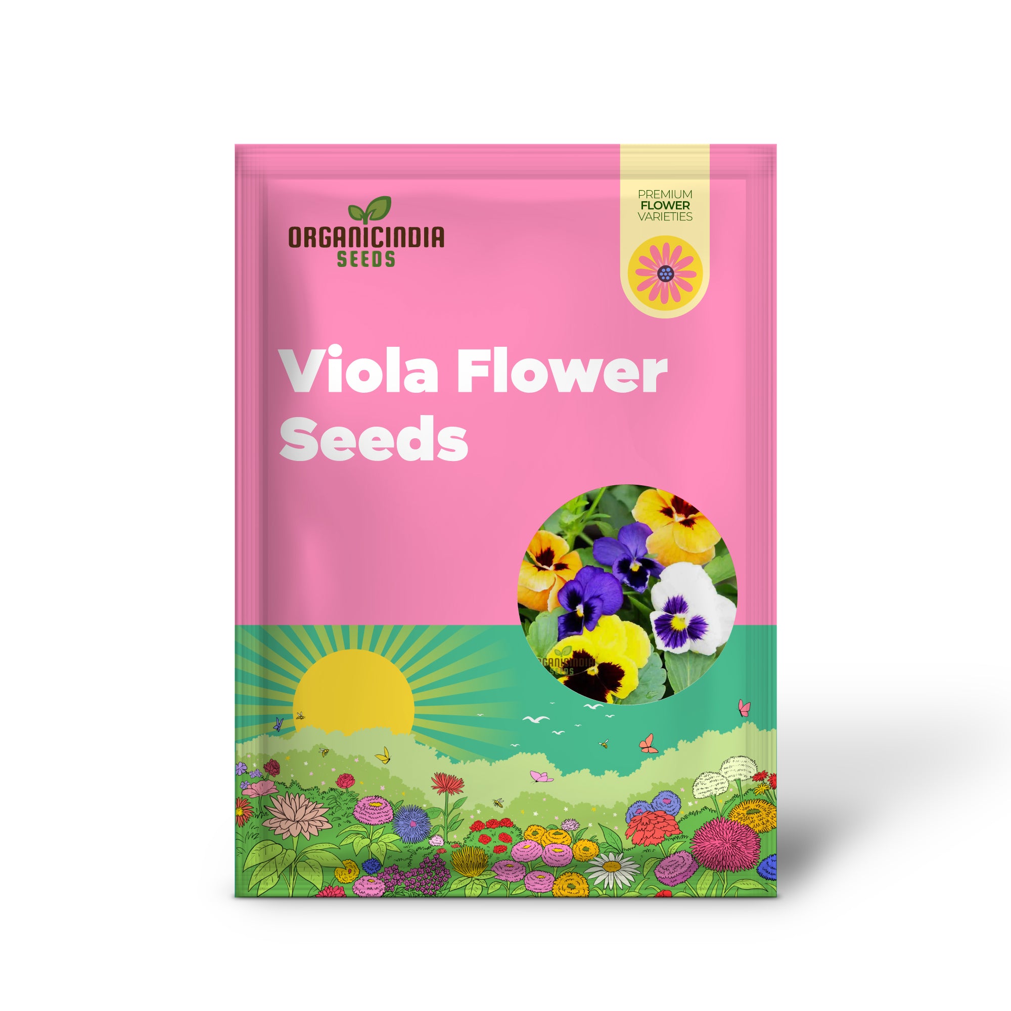 Viola - Semillas de flores gigantes suizas para plantar | Semillas de jardinería de calidad premium