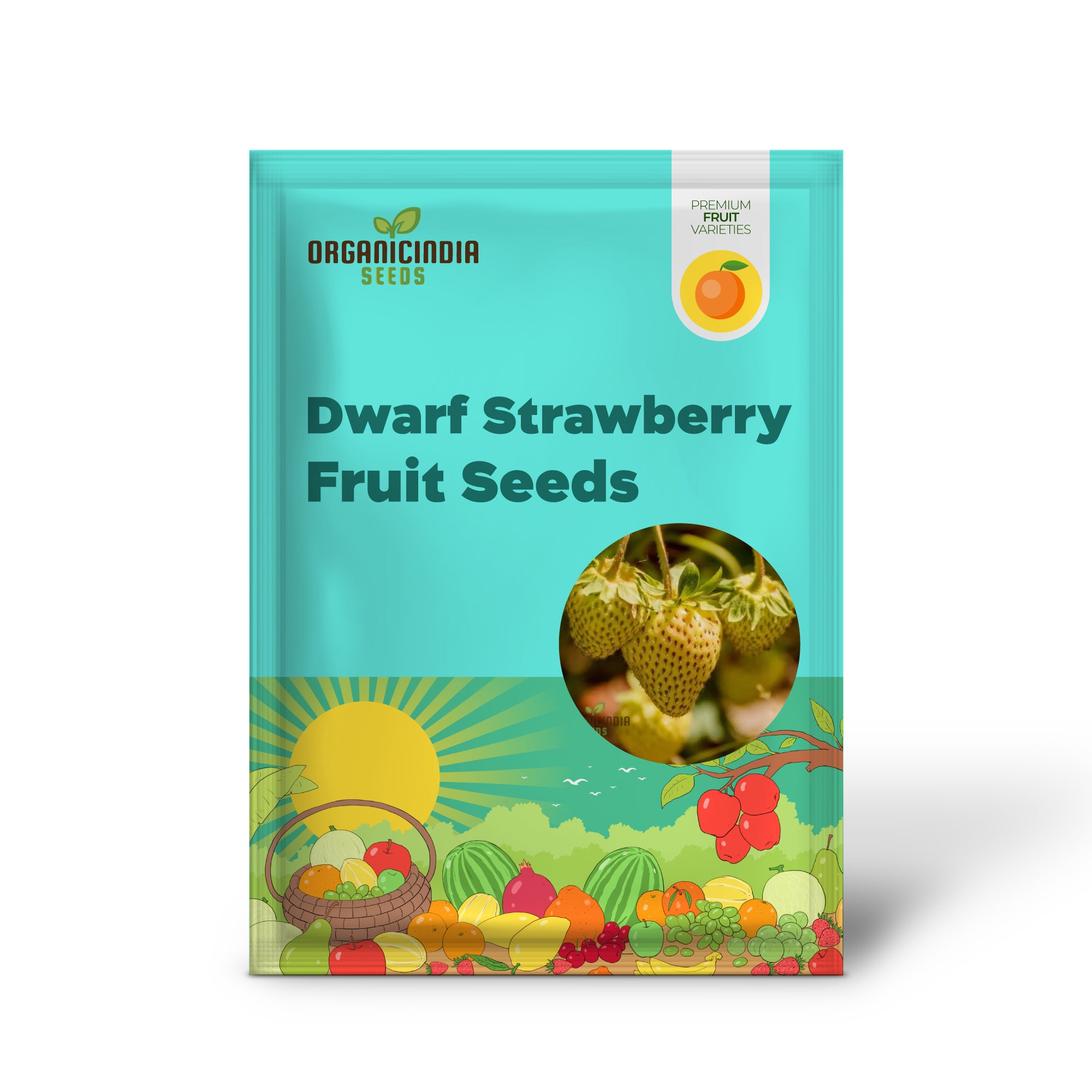 Dwarf Strawberry Fruit Seeds for Planting, Growing Delicious and Compact Strawberries in Your Garden