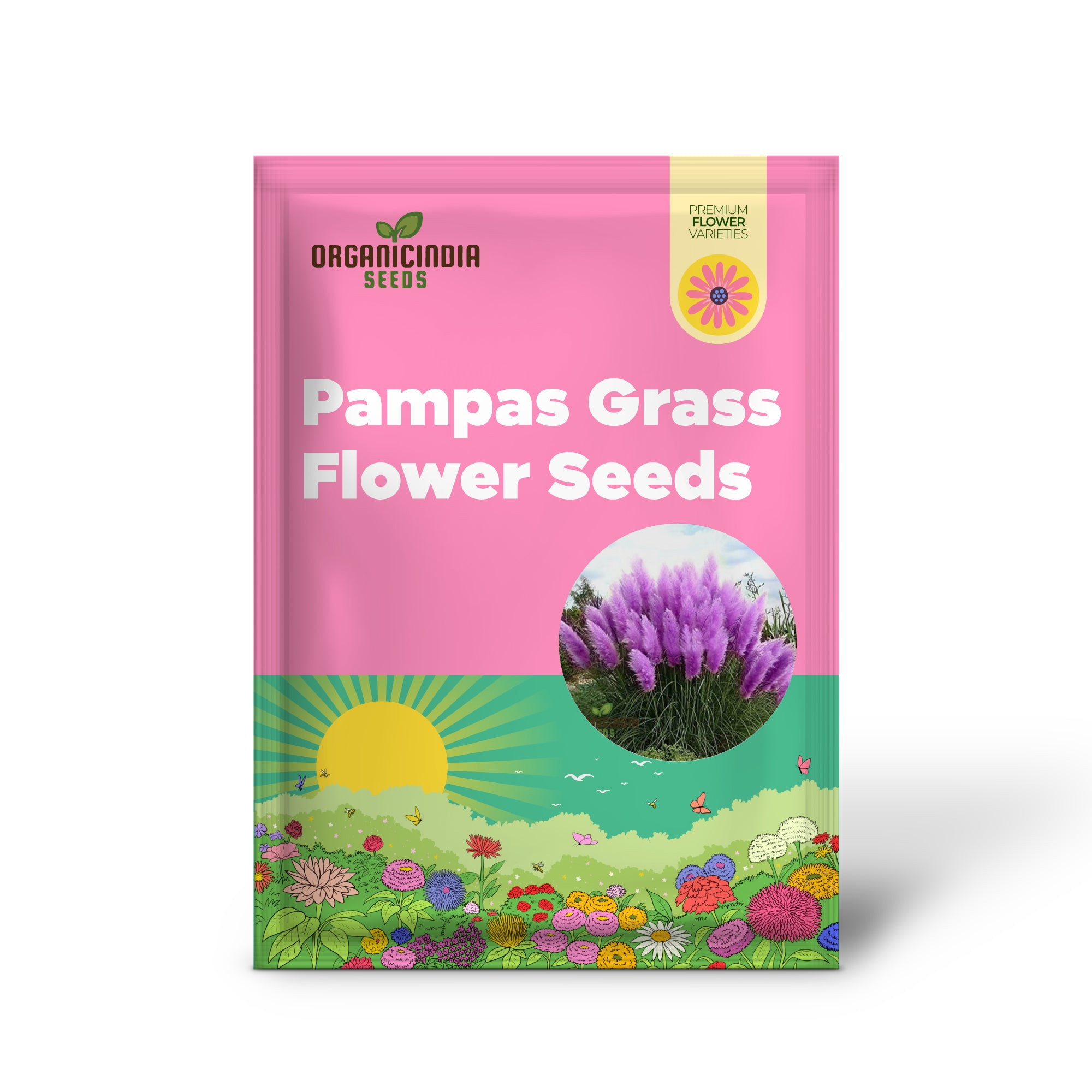 Semillas de Flor de Hierba de Pampas Púrpura Rara Nema, Semillas Únicas y Impresionantes Perfectas para Jardinería, Cultiva Hermosa Hierba de Pampas con Estas Semillas Premium