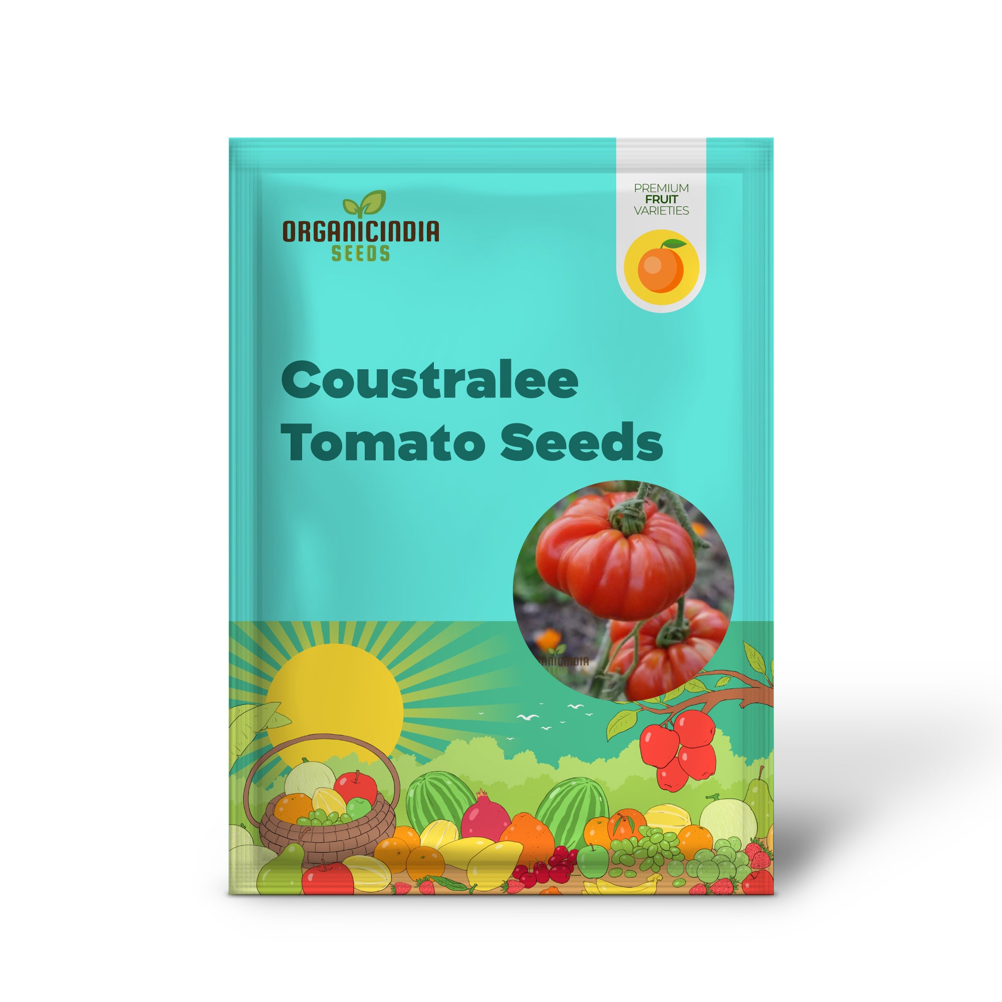Semillas de tomate Coustralee para plantar, variedad heredada | Ideal para jardinería en casa, tomates jugosos y sabrosos