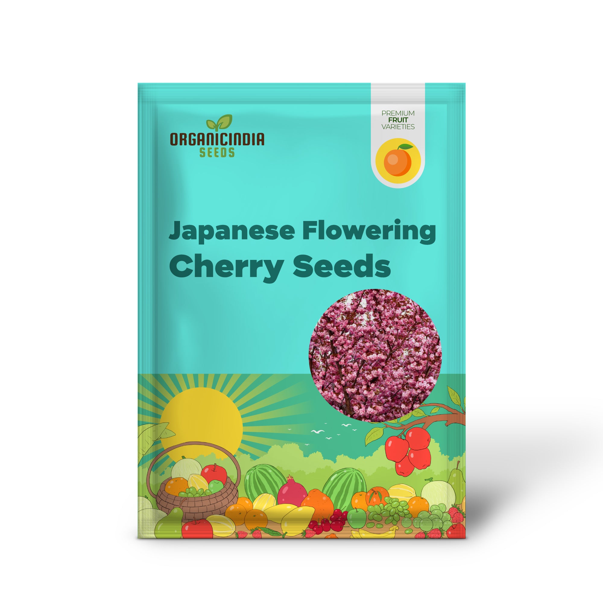 Semillas de cerezo japonés en flor
