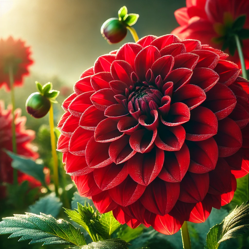 ダリアの花の種 外に植える用