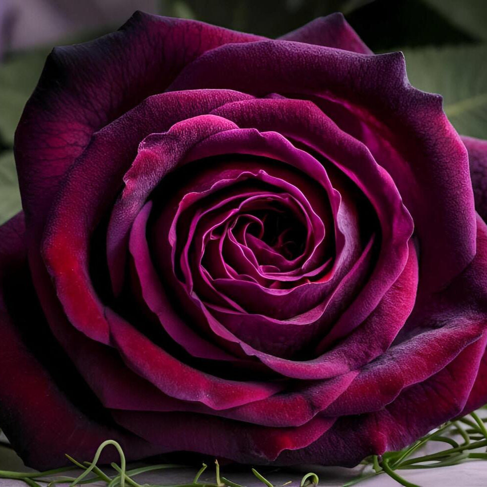 Semillas de Flor de Rosa Burdeos, Flores Ricas y Aterciopeladas, Fáciles de Cultivar, No OGM