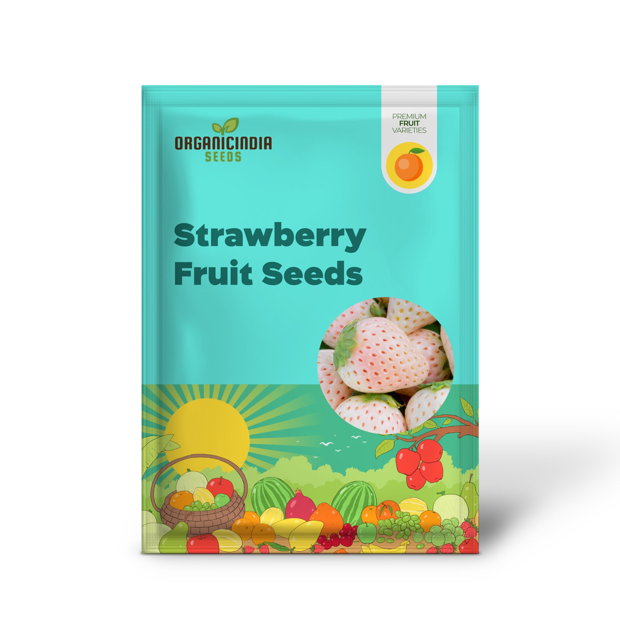 Alpine white strawberry seeds for growing sweet aromatic berries