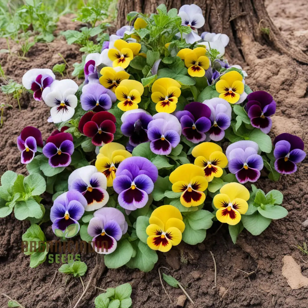 Cool Season Mixed Pansy Flowers