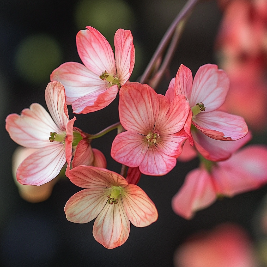 Delicate Flat Topped Flower Clusters in Garden