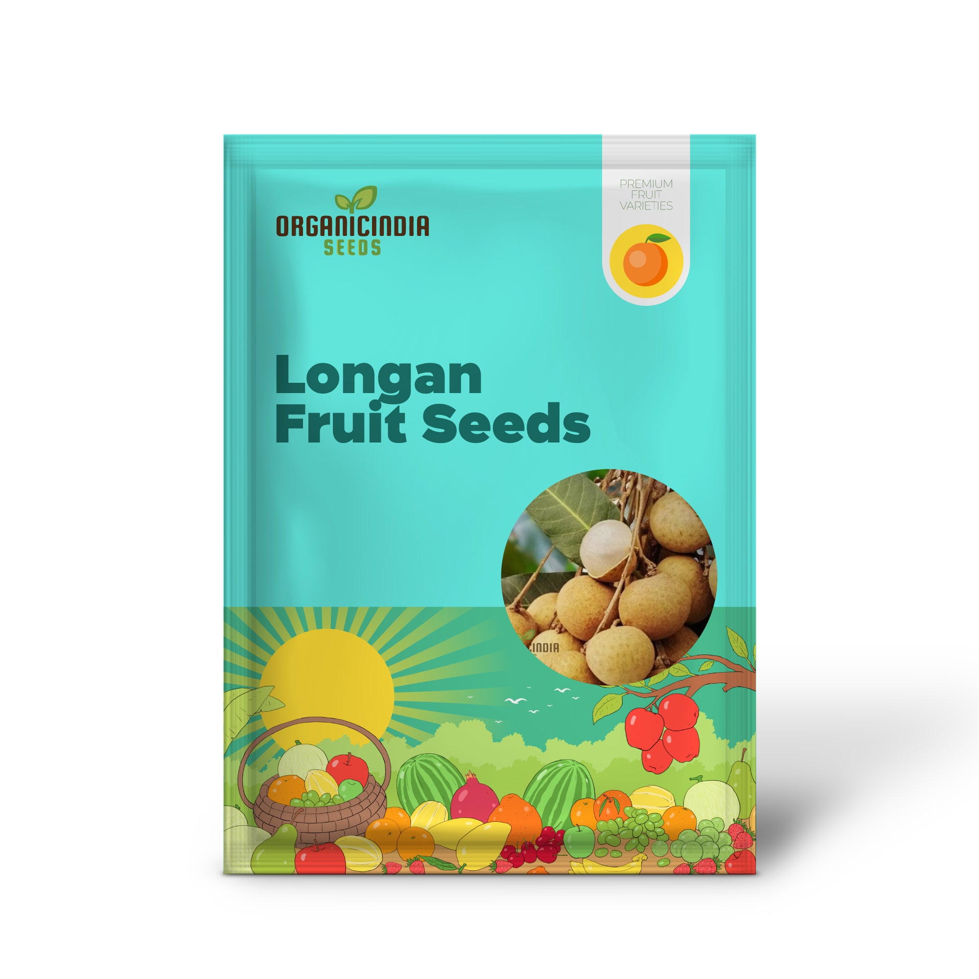 Non-GMO Dimocarpus longan seeds producing sweet tropical fruits