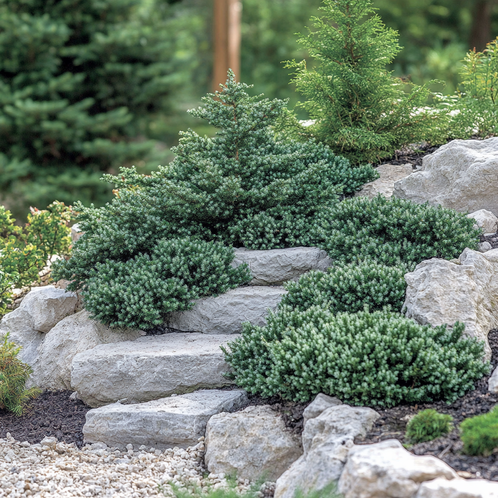 Dwarf Evergreen Seeds for Low-Maintenance Rock Gardens