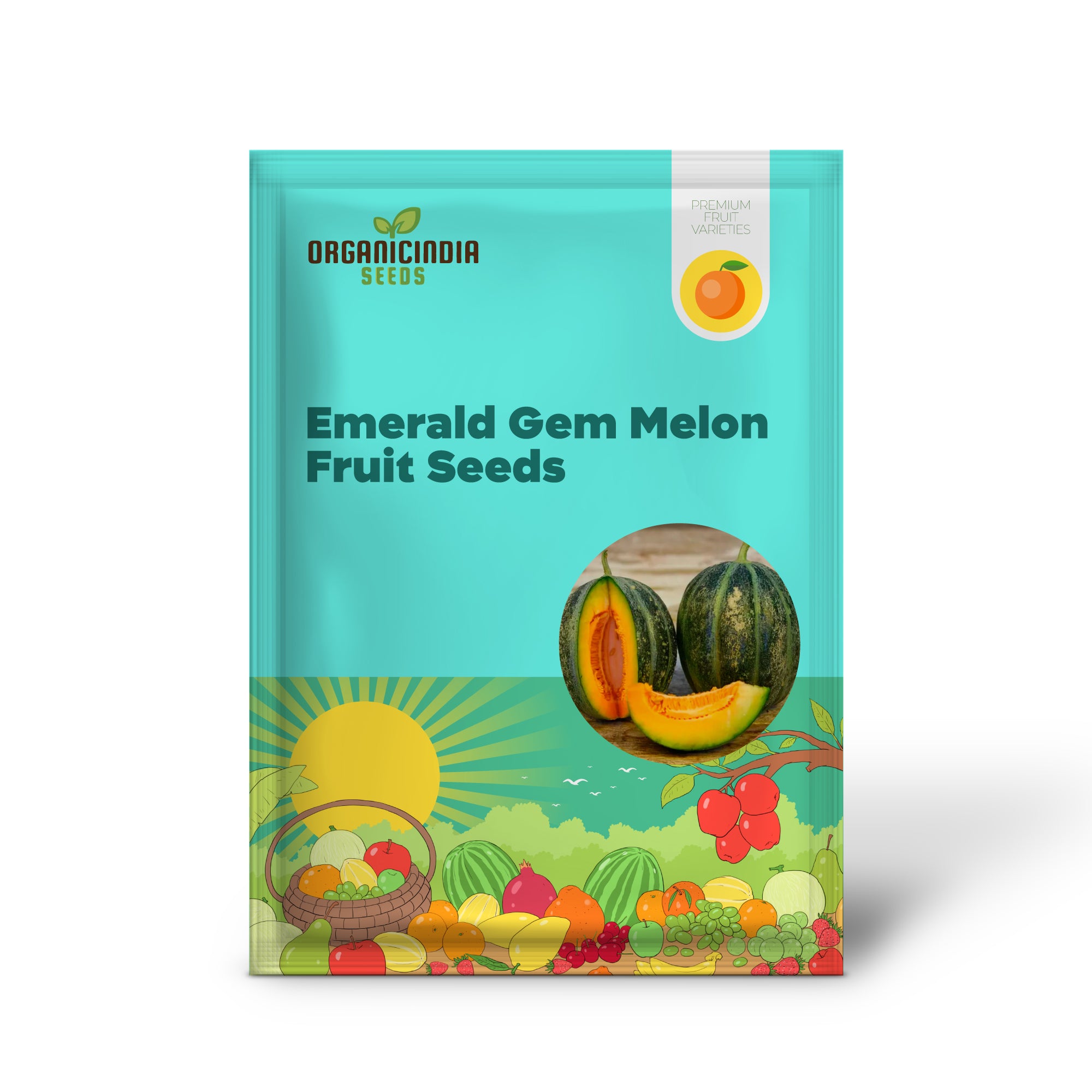 Emerald Gem Melon seed packet