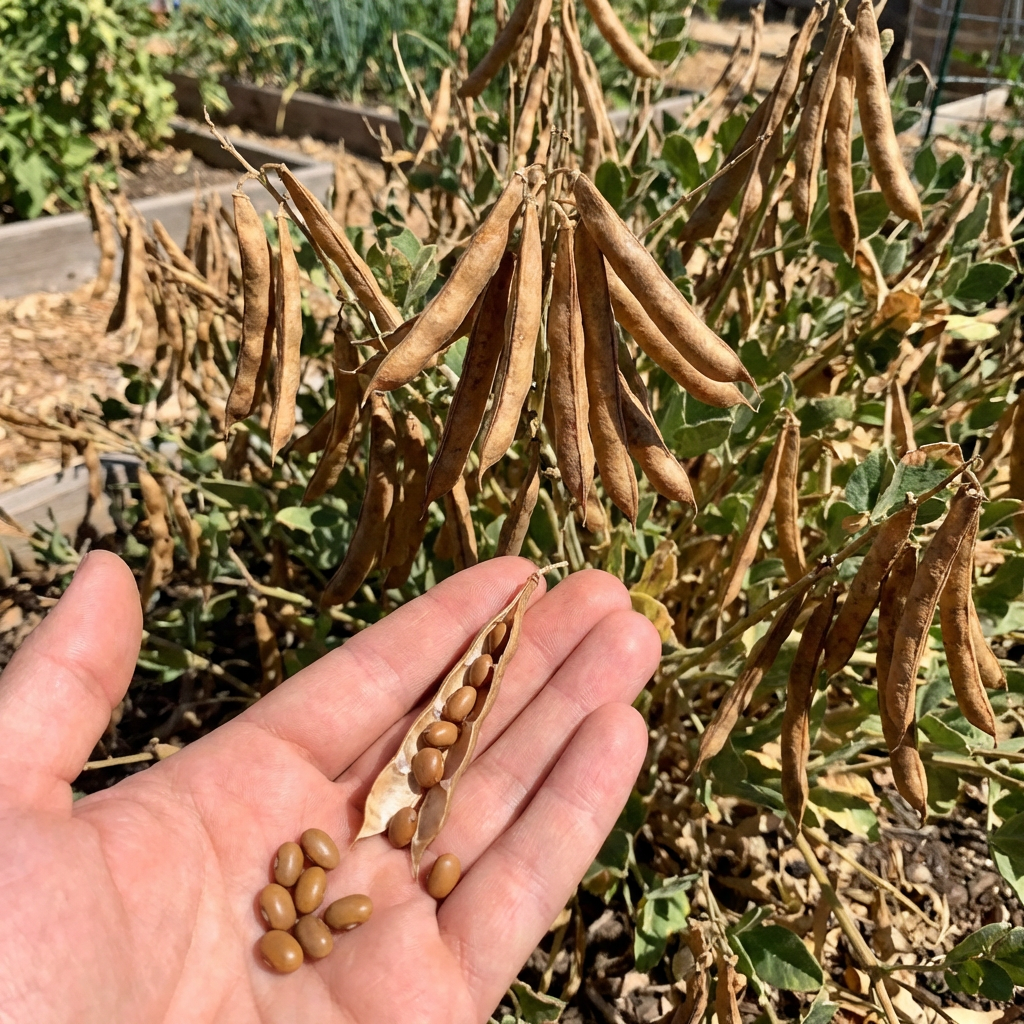 Brown Tepary Bean Vegetable Seeds – Non-GMO Heirloom Garden Seeds