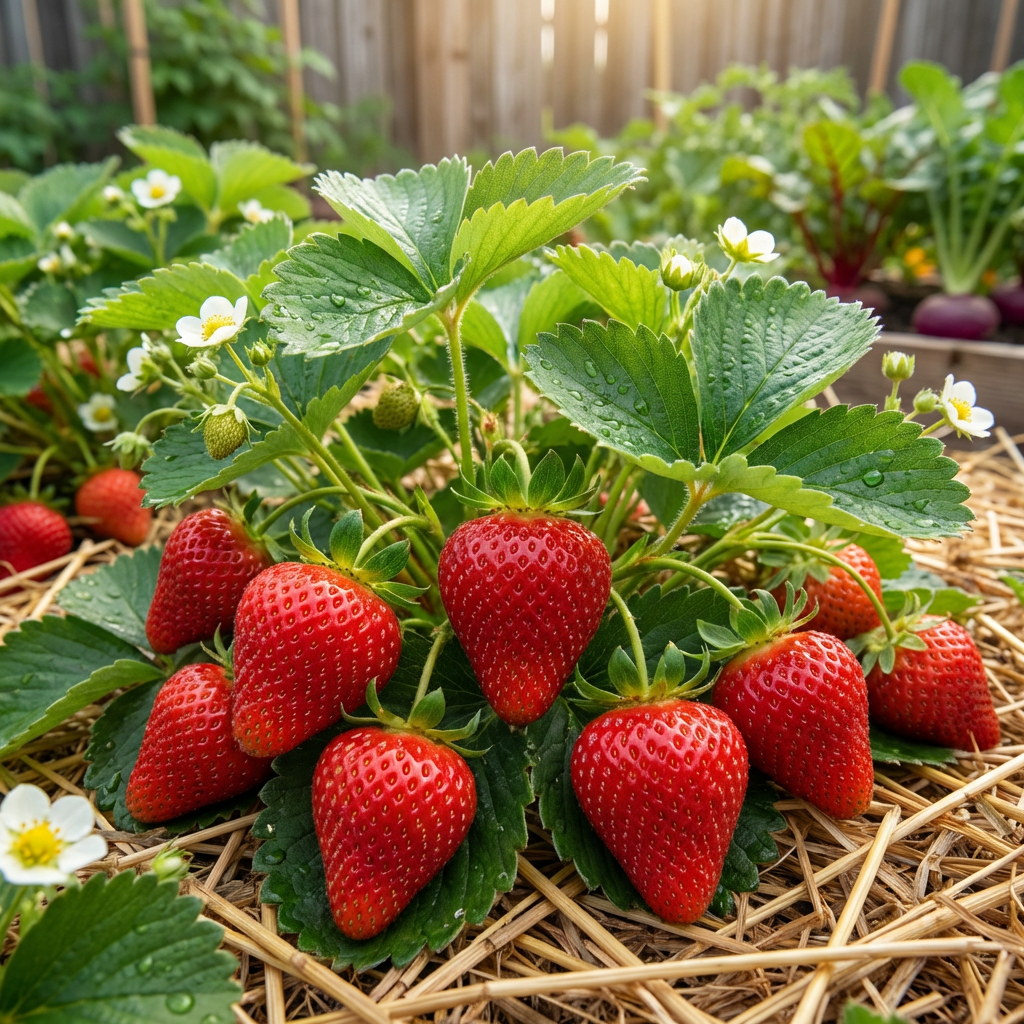 Albion Strawberry Fruit Seeds for Planting – High-Yield, Sweet Berries, Heirloom, High Germination, Non-GMO Organic Garden Seeds