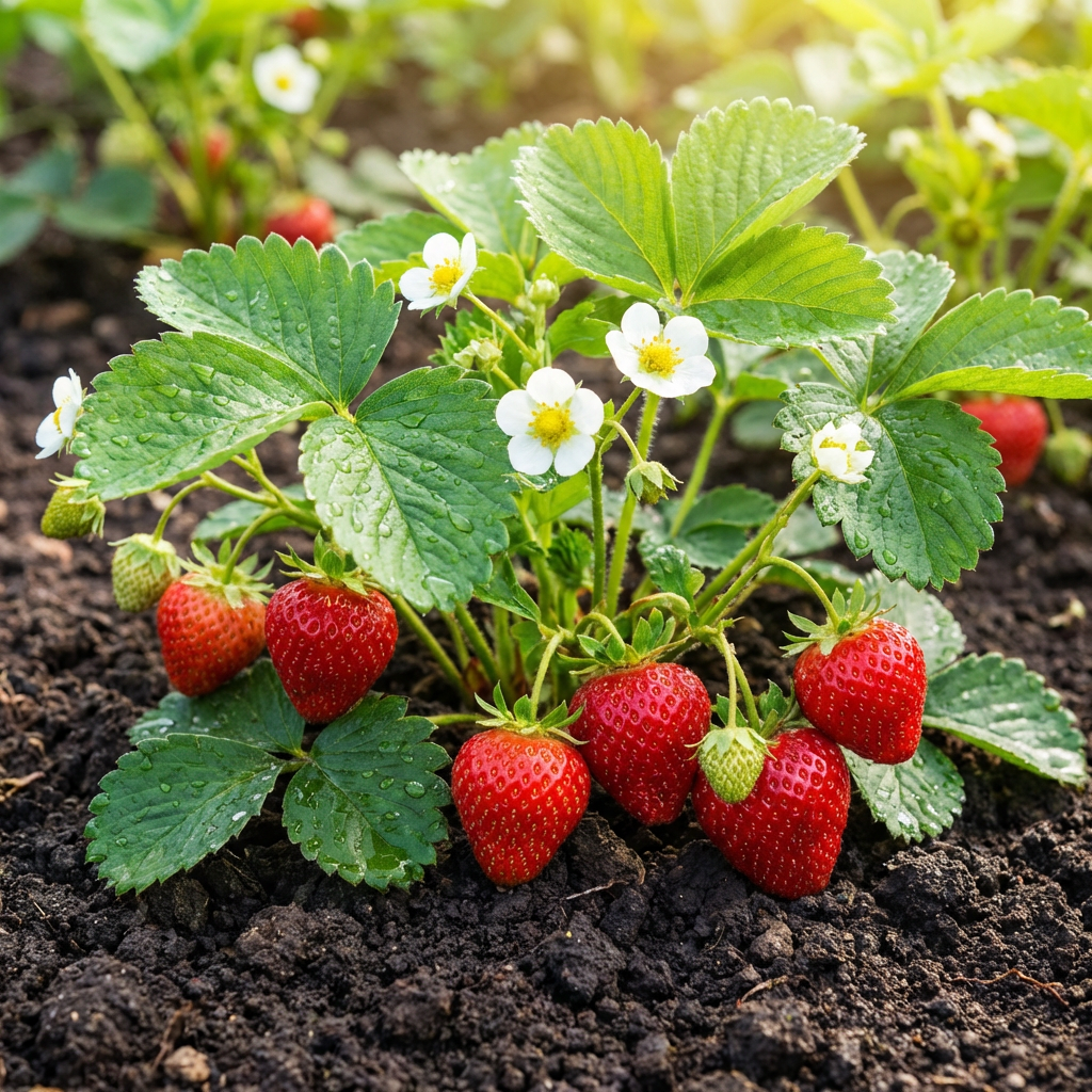 Albion Strawberry Seeds – Productive Fruit Plants with Sweet Berry Flavor