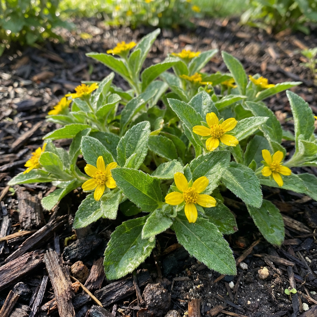 Chrysogonum Virginianum Gelbe Blütensamen – Niedrig Wachsende Mehrjährige Pflanze