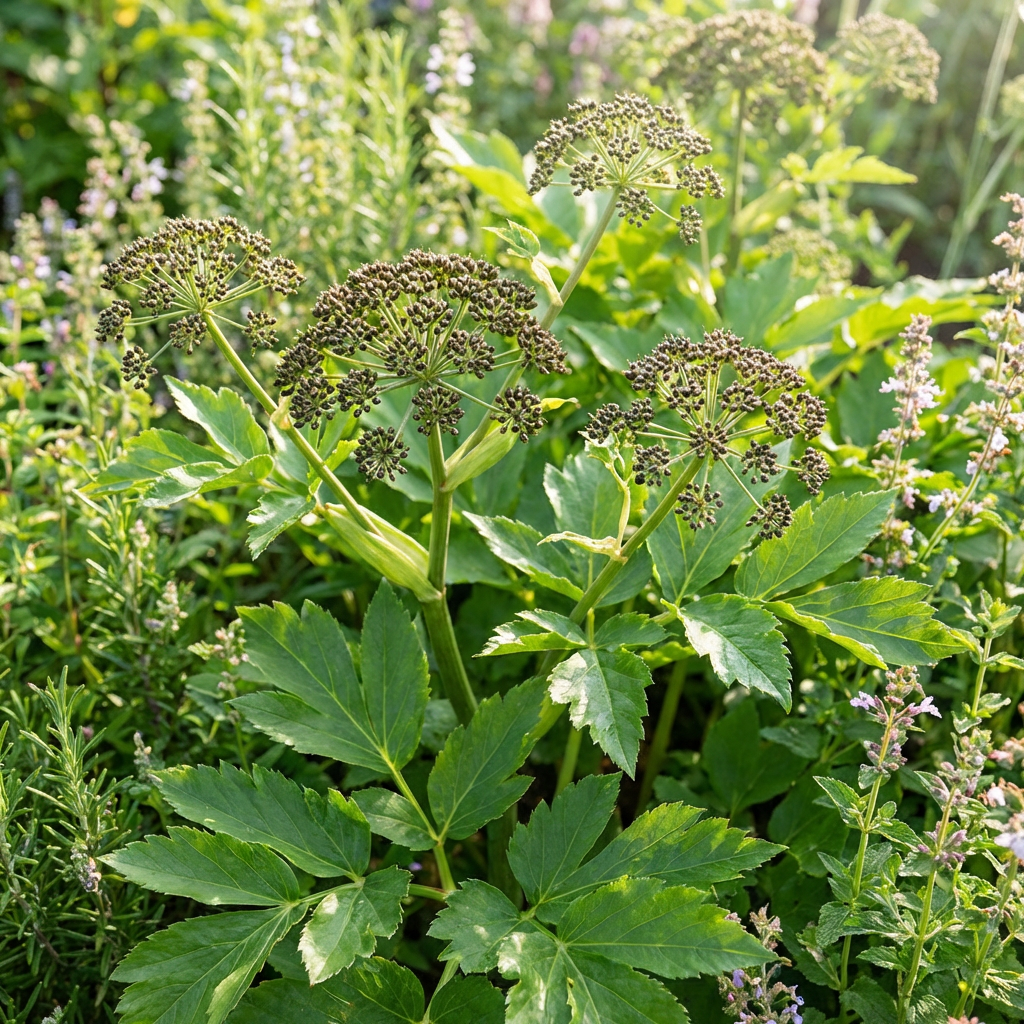 明日葉の緑の葉の種まき用(庭園と家庭菜園向け)