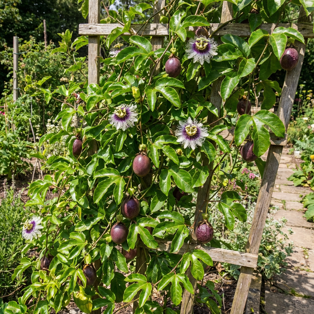 Purple Passion Fruit Seeds for Home Garden Cultivation and Tropical Vine Growing