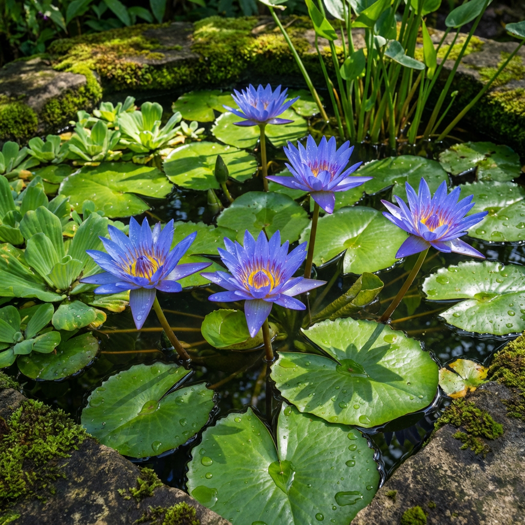 Semillas de Loto Azul Nymphaea caerulea – Flor Acuática Tradicional para Estanques y Recipientes