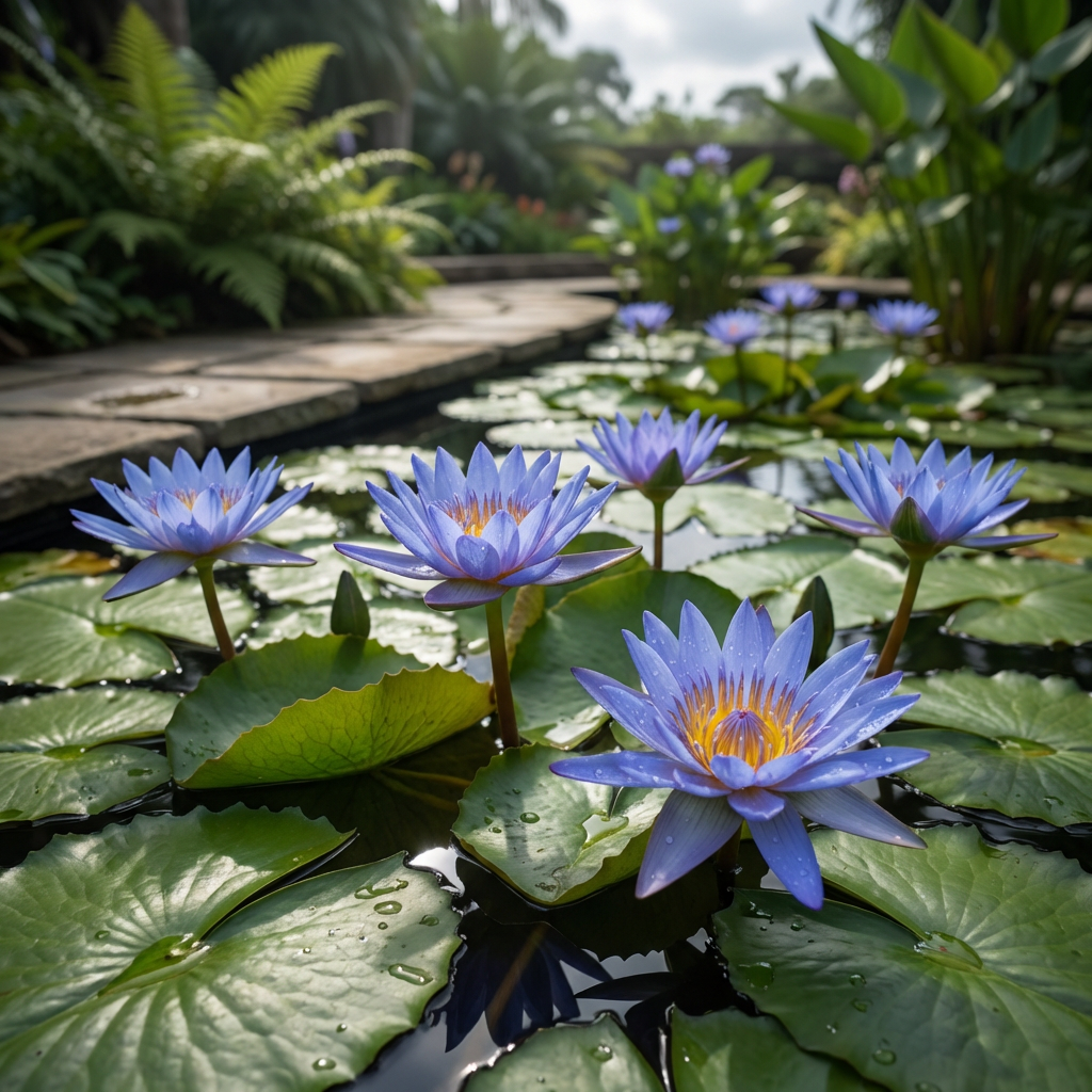Blue Lotus Seeds (Nymphaea caerulea) – Heirloom, Non-GMO Water Garden Seeds