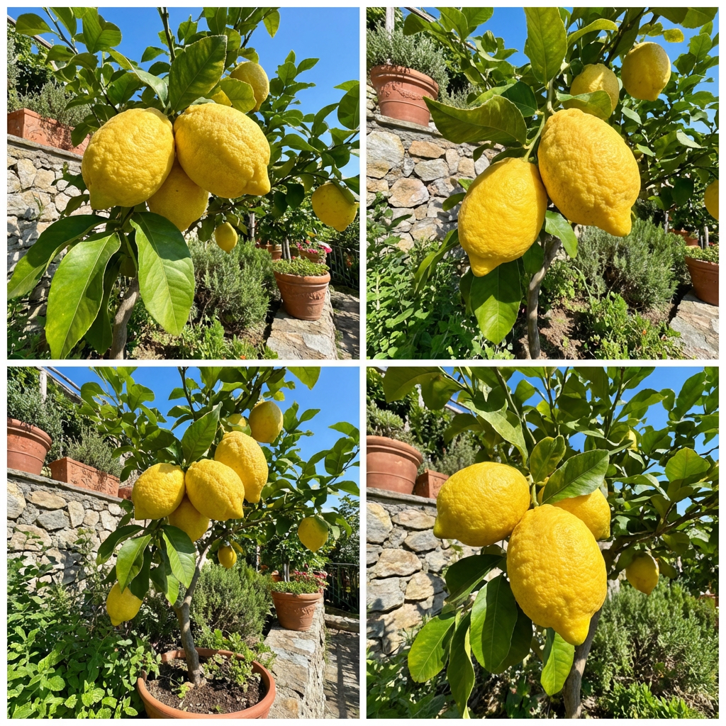 イタリア アマルフィ レモン 果実 種子 植え付け用 – 伝統種、非遺伝子組み換え、高発芽率 有機園芸種子