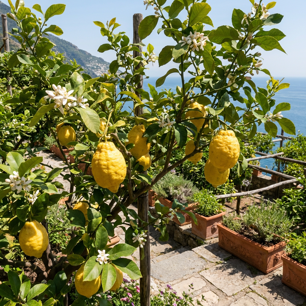 Semi di Limone Amalfi Italiano (Citrus limon) – Semi di Frutta Antichi per Orto Domestico