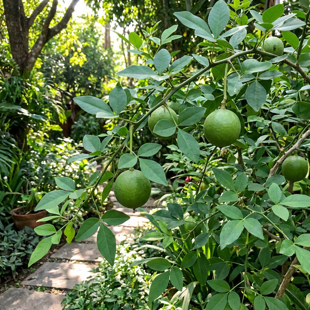 Semillas de Fruto de Bel/Bilva Patra/Bael Verde para Plantar – Heredadas, No Modificadas Genéticamente, Semillas Orgánicas de Jardín de Alta Germinación