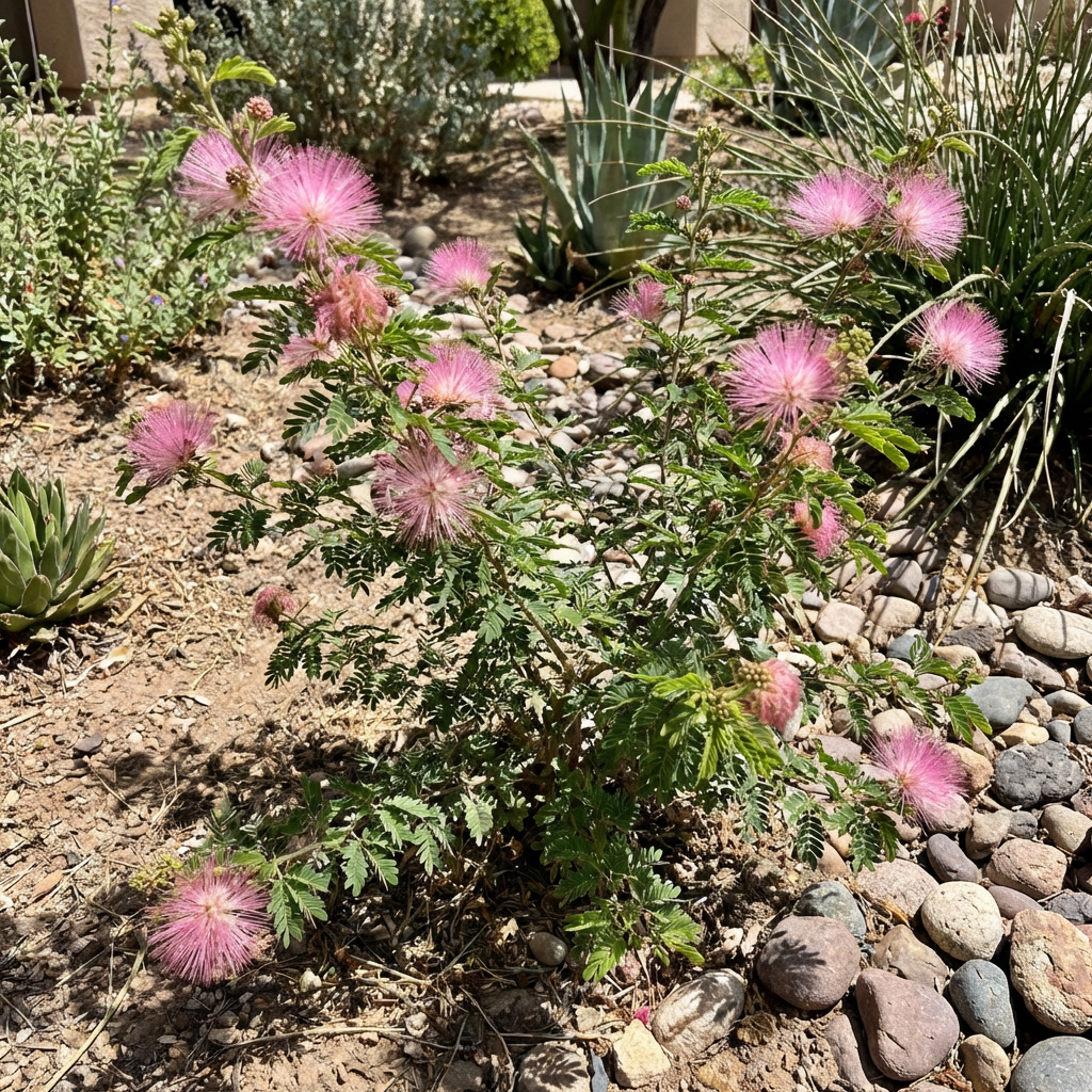 Semillas de Calliandra de Polvo Rosado (Calliandra eriophylla) – Semillas de Planta Florífera Decorativa