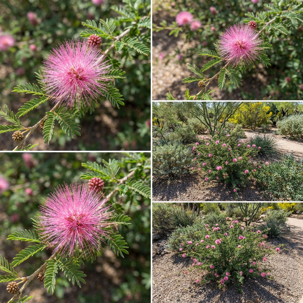 Pink Calliandra Eriophylla Plant Seeds for Planting – Heirloom, Non-GMO, High Germination Organic Garden Seeds
