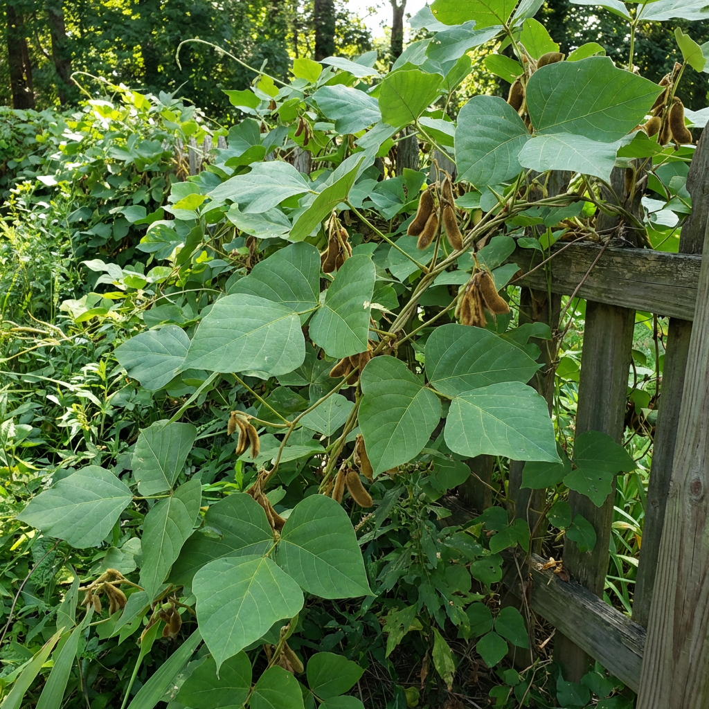 Semillas de Kudzu Pueraria lobata para Plantar – Variedad Tradicional, No Modificadas Genéticamente, Semillas de Enredadera de Crecimiento Rápido para Jardín