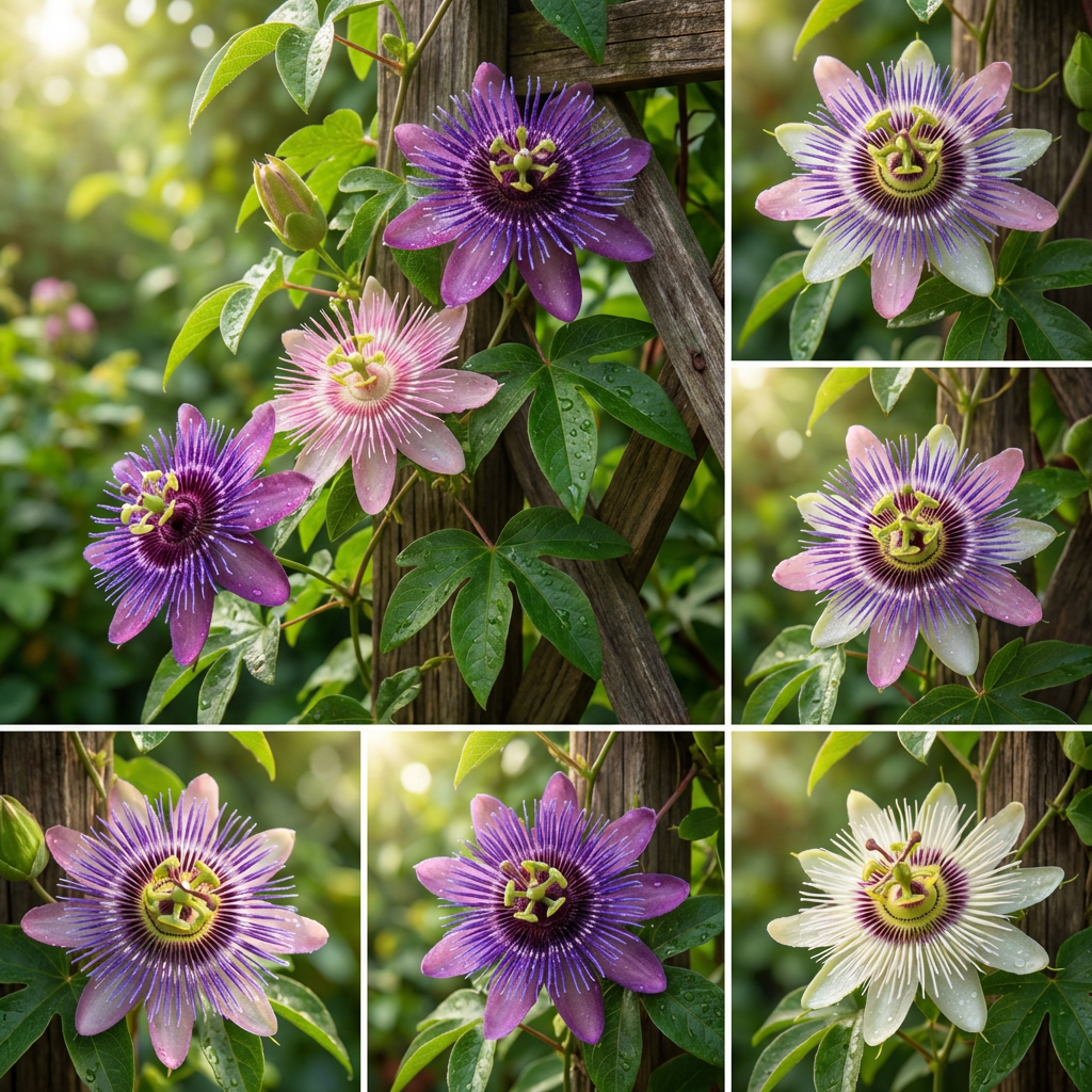 Mixed Passion Flower Seeds (Passiflora spp.) for Planting – Colorful Climbing Flower Garden Seeds