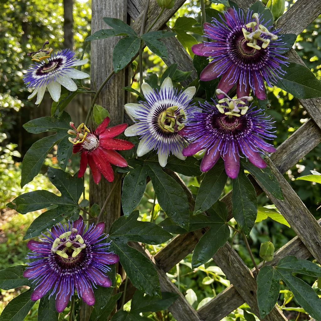 Passion Flower Seeds Mixed Colors (Passiflora spp.) – Heirloom Flower Vine Seeds for Home Gardens